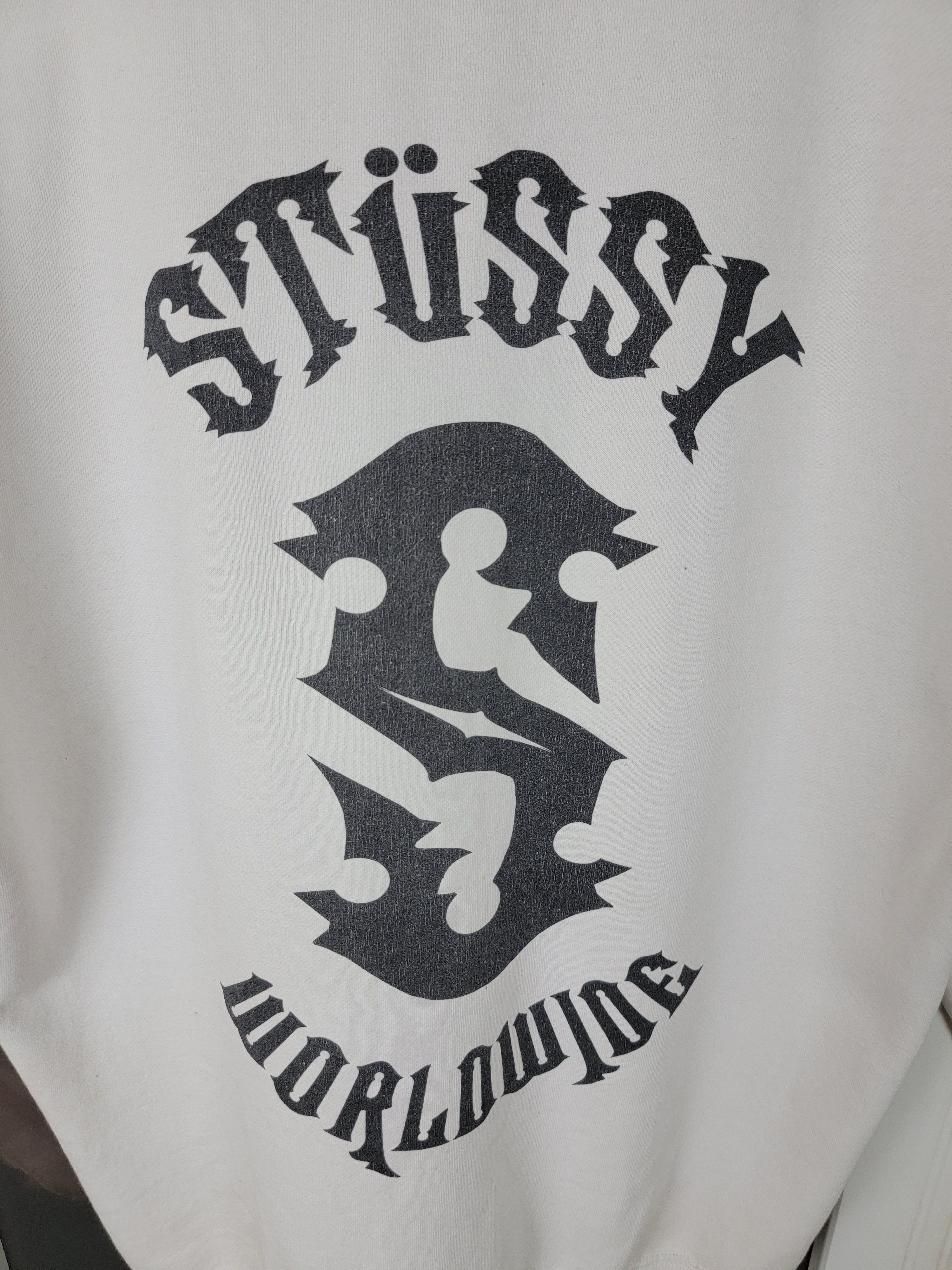 Stussy × Vintage Vintage Stussy WorldWide Hoodie Size US M / EU 48-50 / 2 - 6 Thumbnail