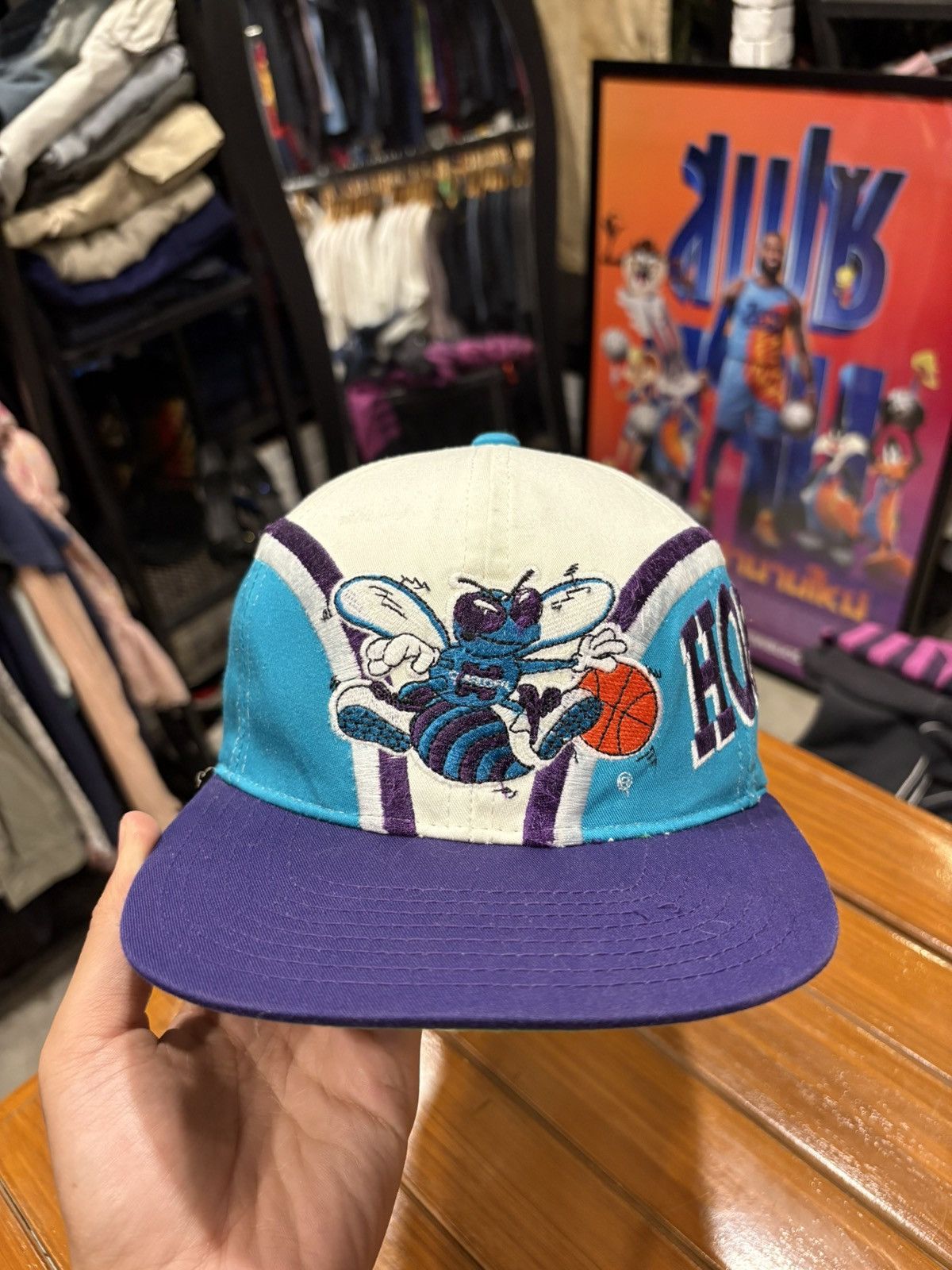 Vintage 90s Charlotte Hornets NBA SnapBack Hats