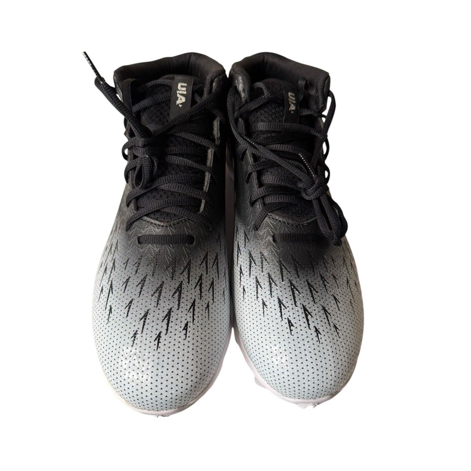 Under Armour Under Armour NEW Spotlight Franchise White Black Cleats Size US 12.5 / EU 45-46 - 5 Thumbnail