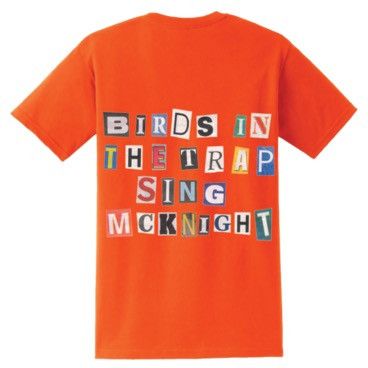 Travis Scott Travis Scott “Birds in The Trap Sing McKnight” Tee Orange Size US L / EU 52-54 / 3 - 1 Thumbnail
