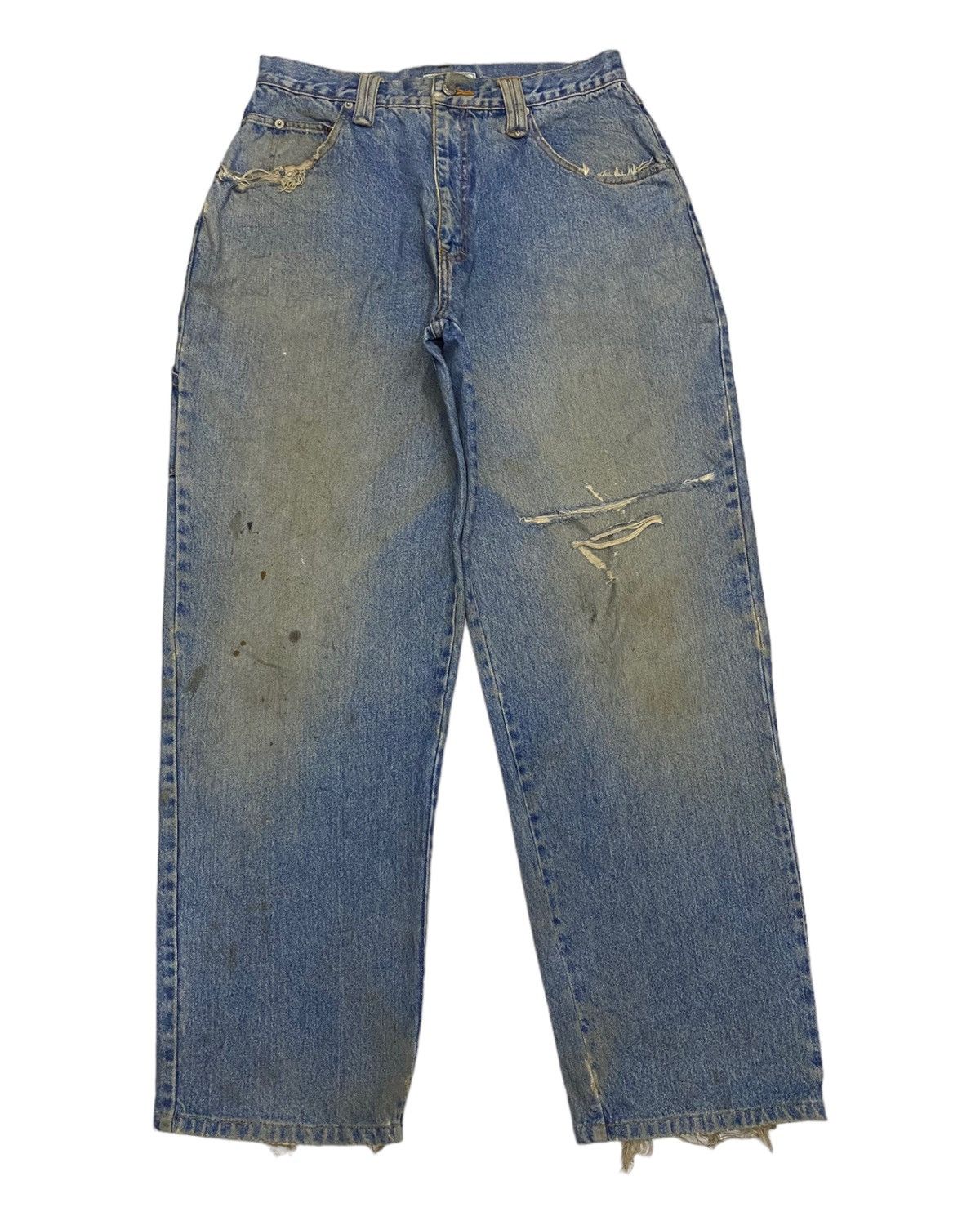 Georges Marciano × Guess GUESS GEORGES MARCIANO BAGGY SKATER DENIM JEANS JNCO STYLE Size US 32 / EU 48 - 2 Thumbnail