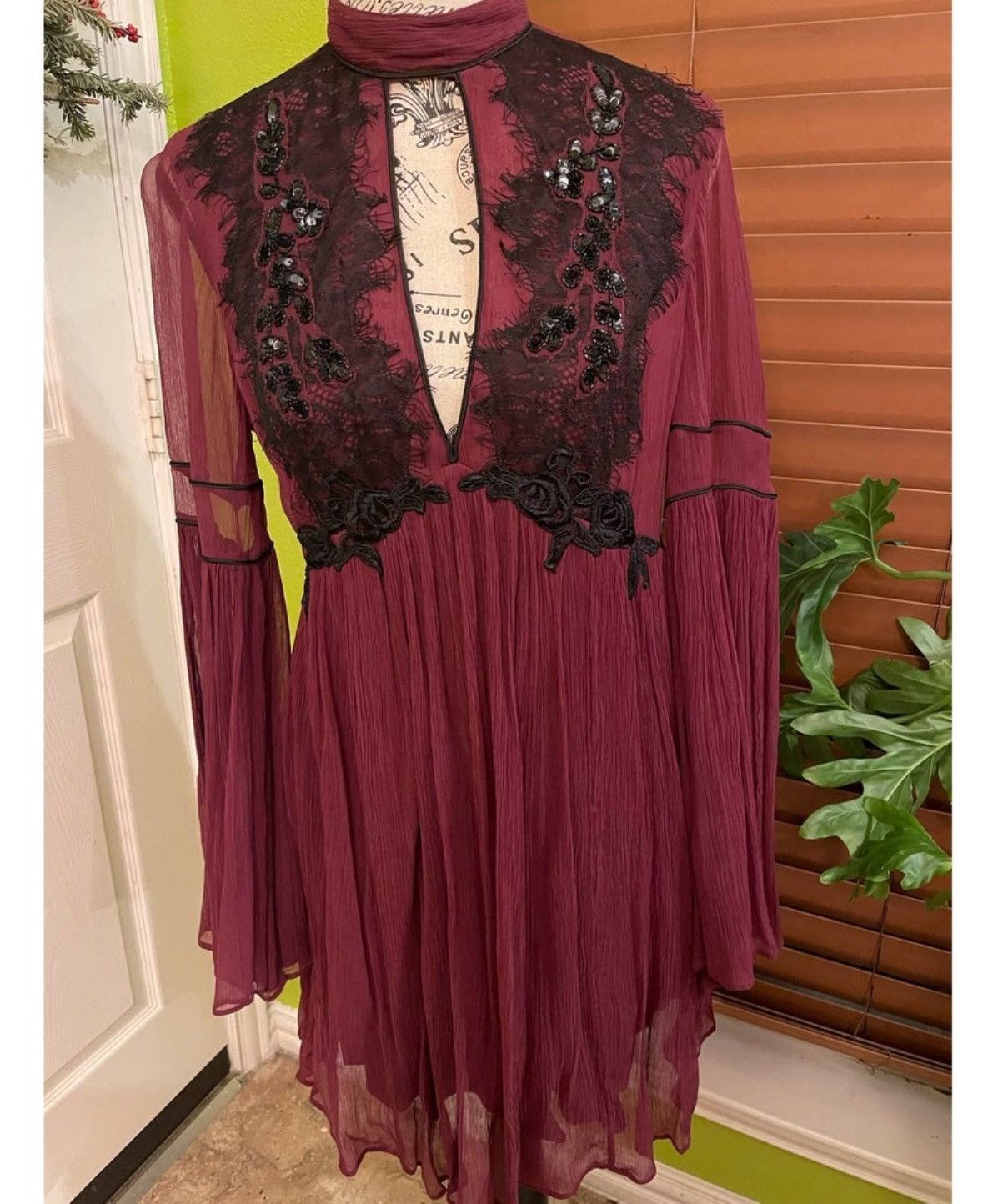 Image of Free People Free in Burgandy, Women's (Size Small)