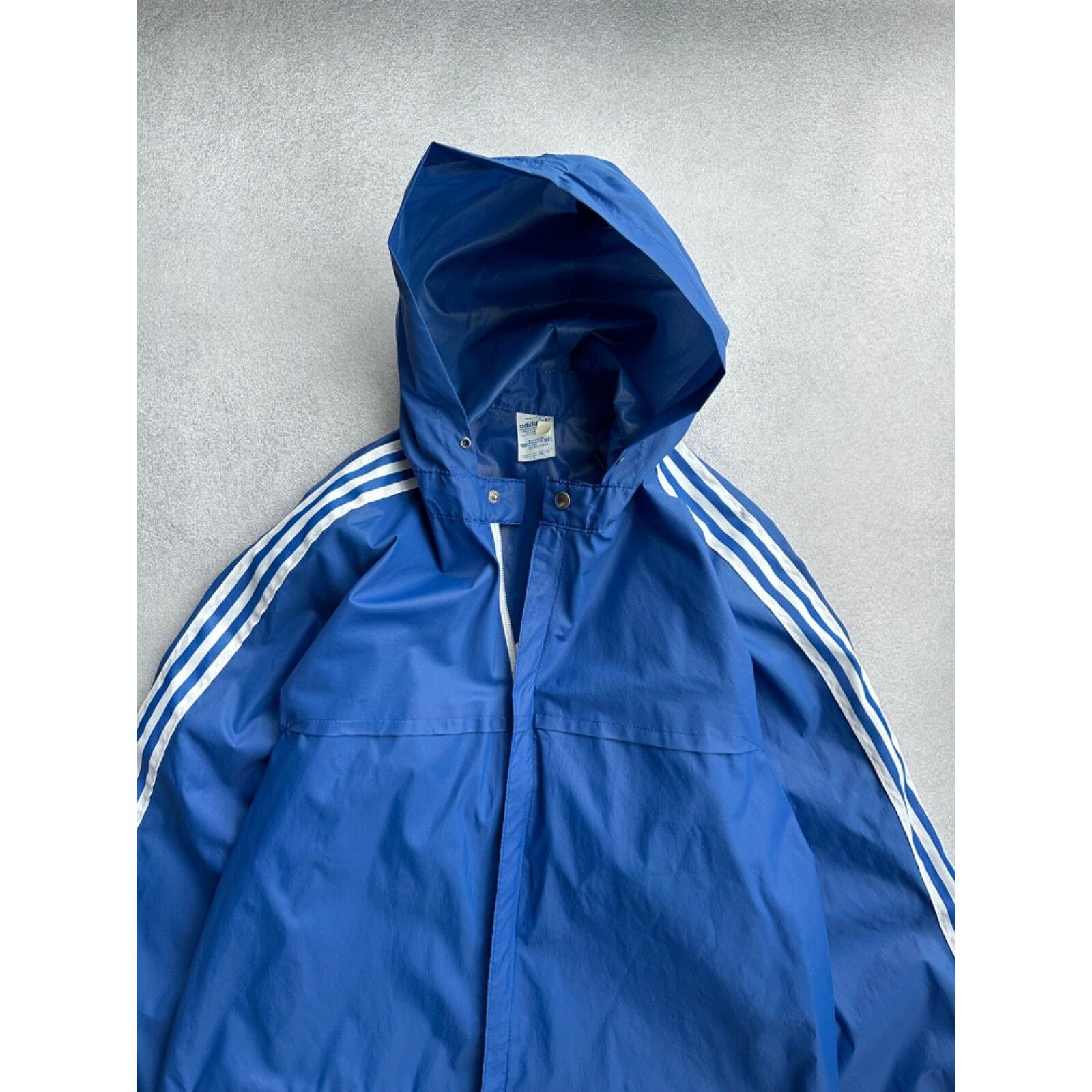 Adidas VTG Adidas Ventex Nylon Navy Striped Jacket Size US M / EU 48-50 / 2 - 4 Thumbnail