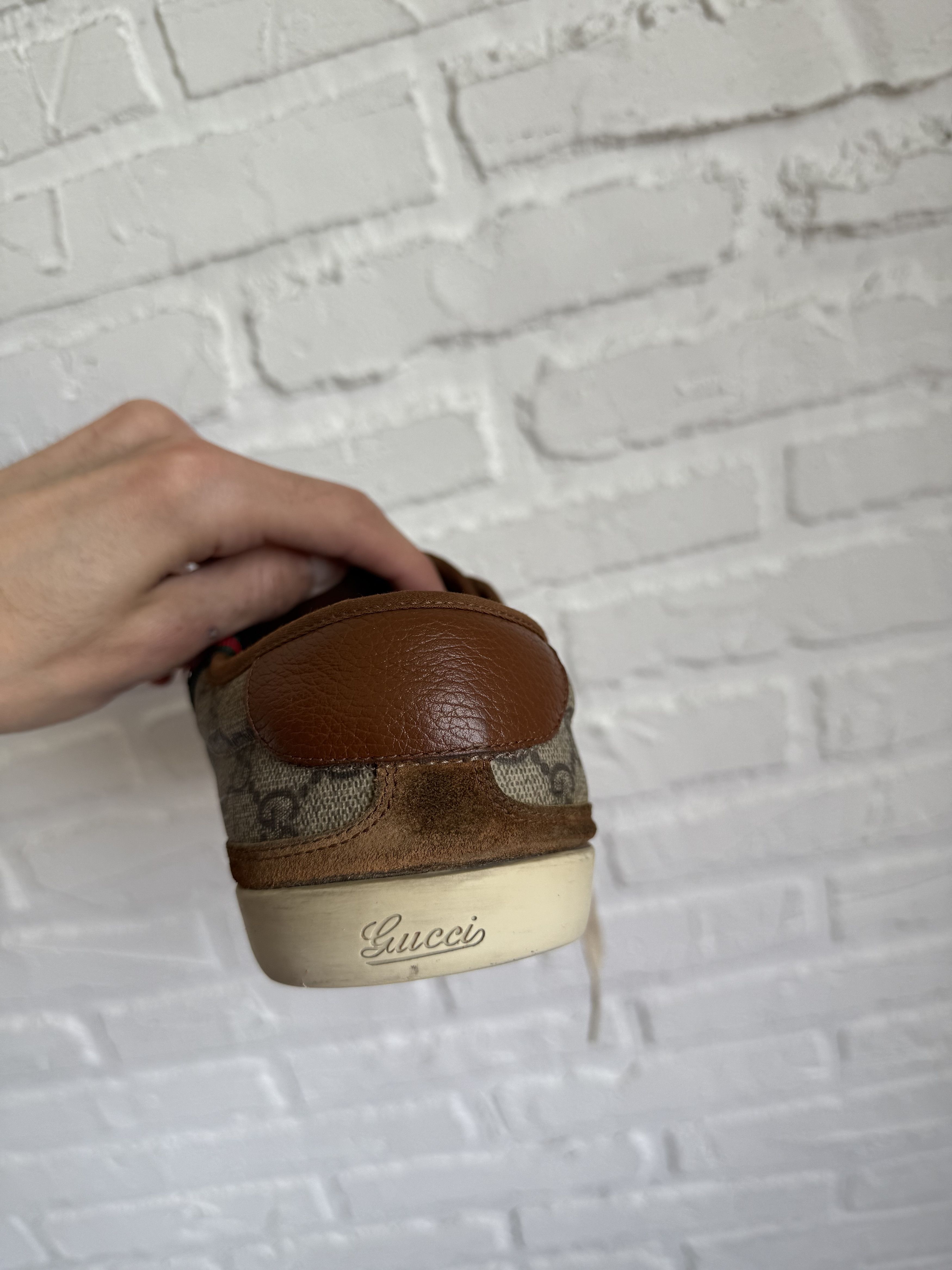 Gucci Vintage Gucci GG Monogram Canvas Sneakers Brown Size US 9.5 / EU 42-43 - 8 Thumbnail