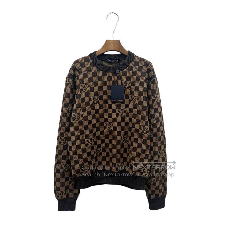 Louis Vuitton Louis Vuitton Checkerboard full of sweater Size US M / EU 48-50 / 2 - 2 Thumbnail