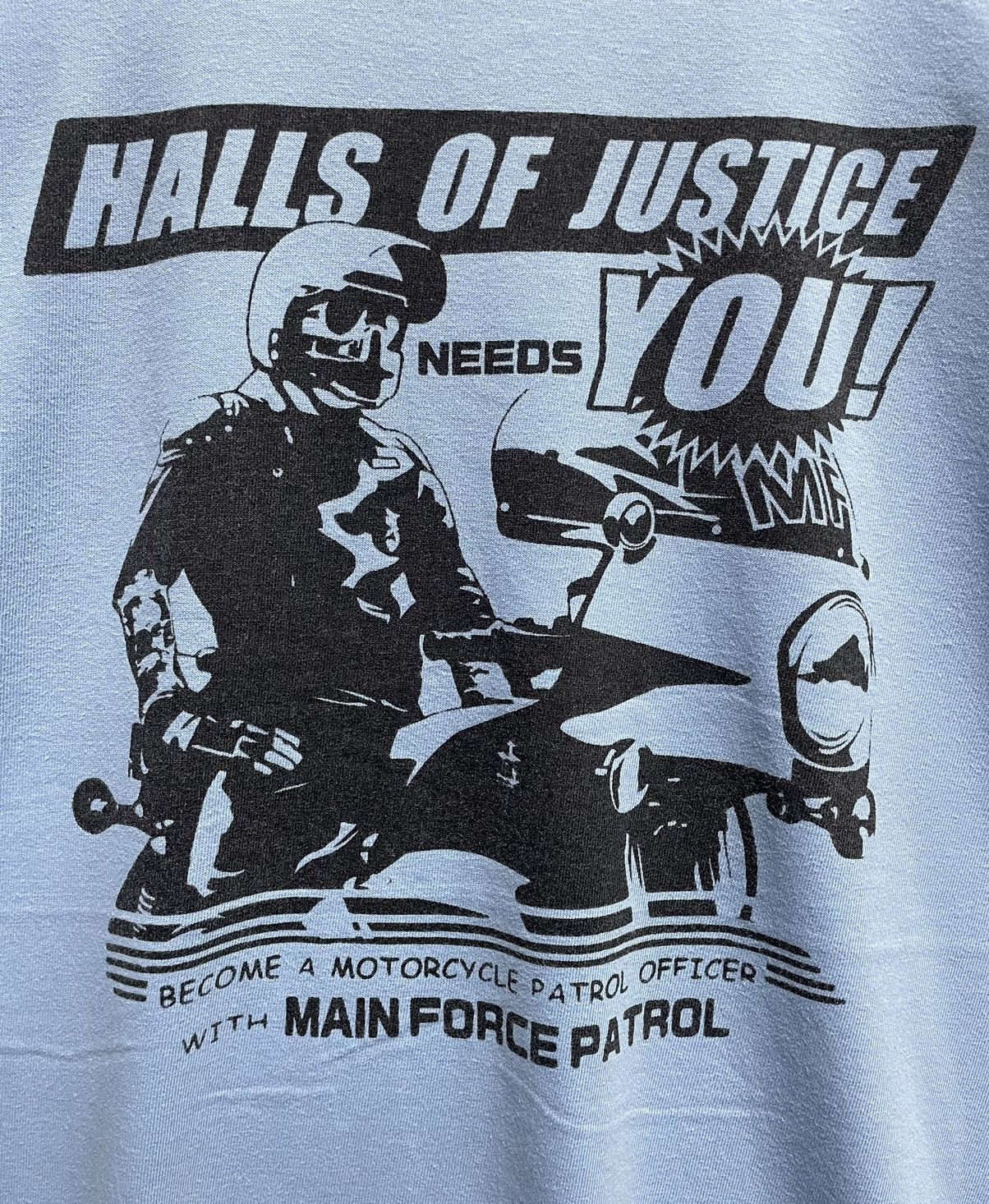 Vintage Vintage Y2K Hall Of Justice Patrol Officer Tee Size US L / EU 52-54 / 3 - 2 Thumbnail