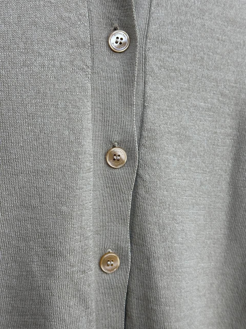 Burberry Burberry Uniform Crew Neck Wool Cardigan Sweater Beige LS Size S / US 4 / IT 40 - 9 Thumbnail