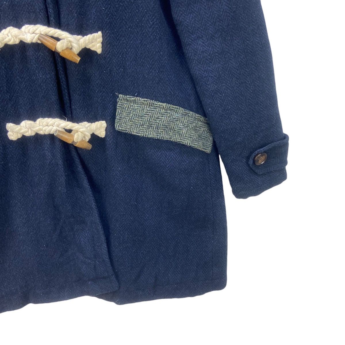 Harris Tweed Hariss Tweed Sevendays=Sunday Wool Heavy Herringbone Coat Size M / US 6-8 / IT 42-44 - 4 Thumbnail