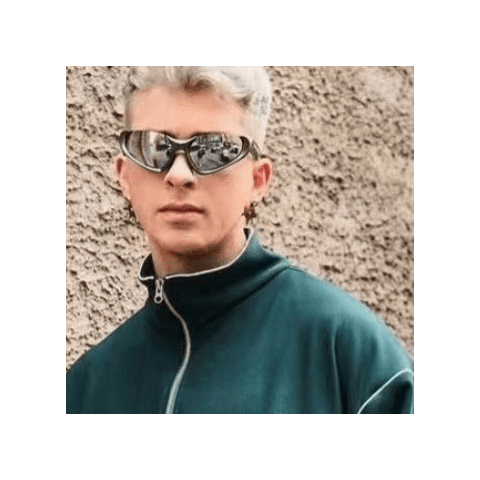 VIBE Vintage Street ins style custom avant-garde sunglasses Size ONE SIZE - 2 Thumbnail