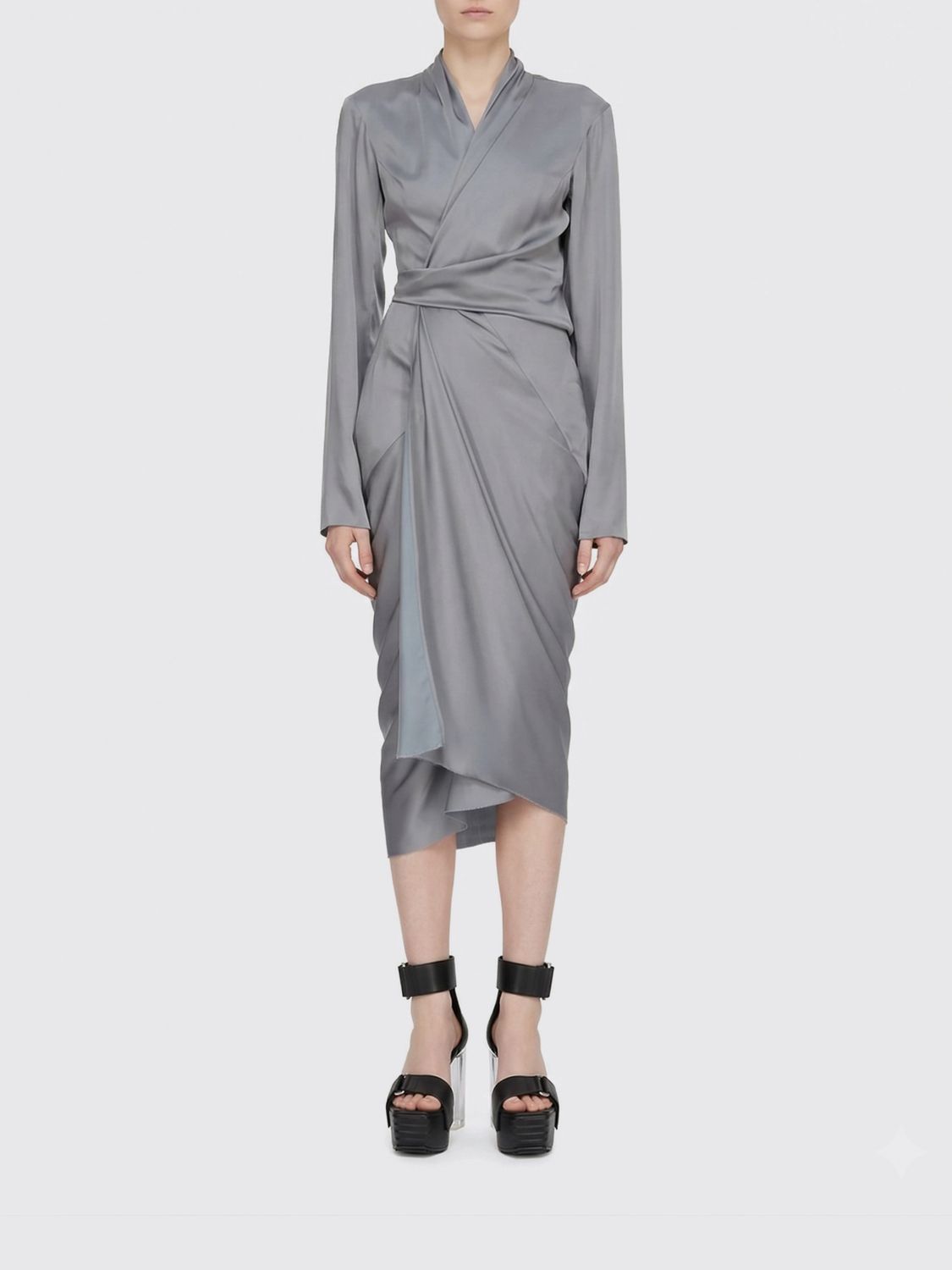 Rick Owens Rick Owens Dress Woman Brown Size S / US 4 / IT 40 - 1 Thumbnail