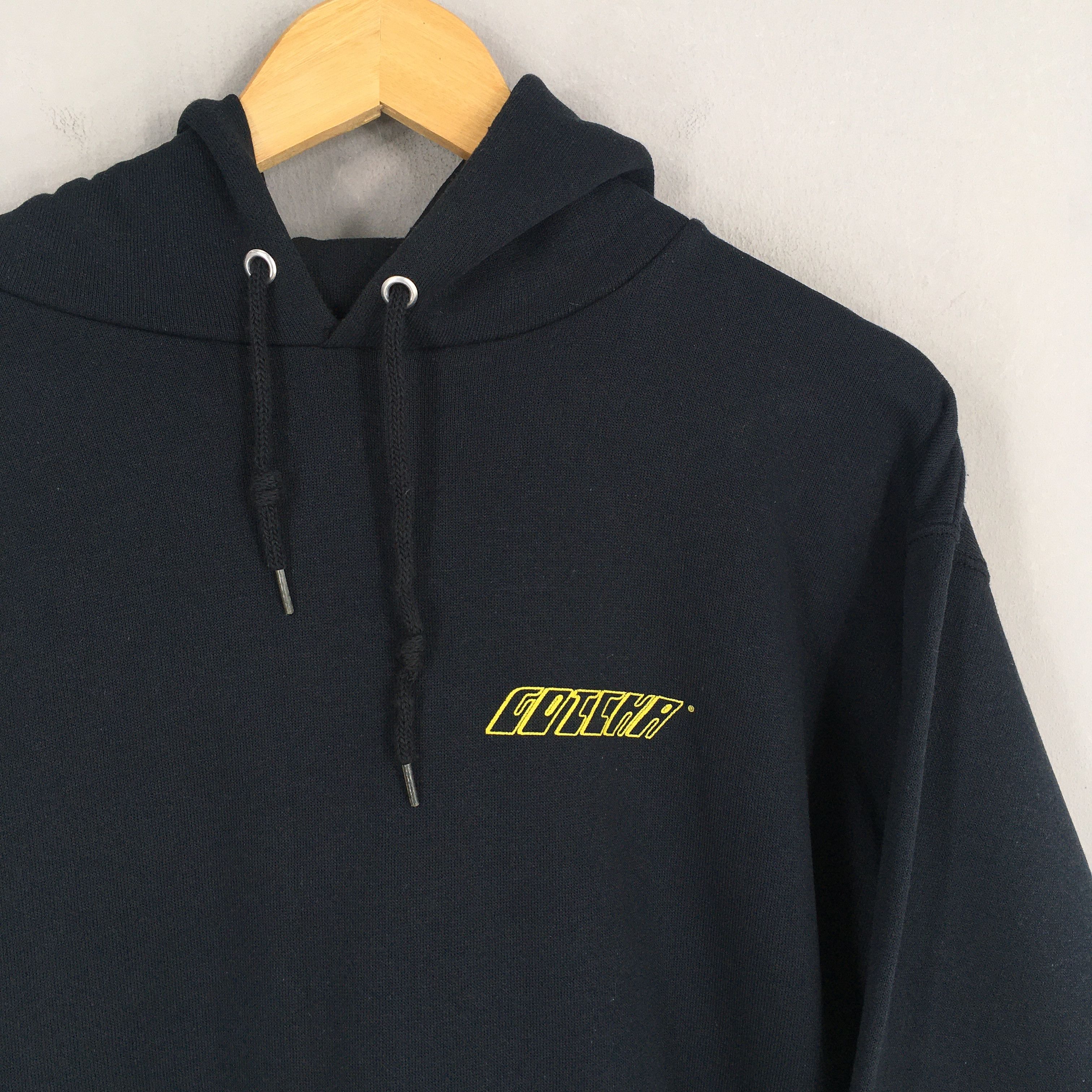 Gotcha Vintage 90s Gotcha Surf Black Hoodie Sweatshirt Medium Size US M / EU 48-50 / 2 - 4 Thumbnail