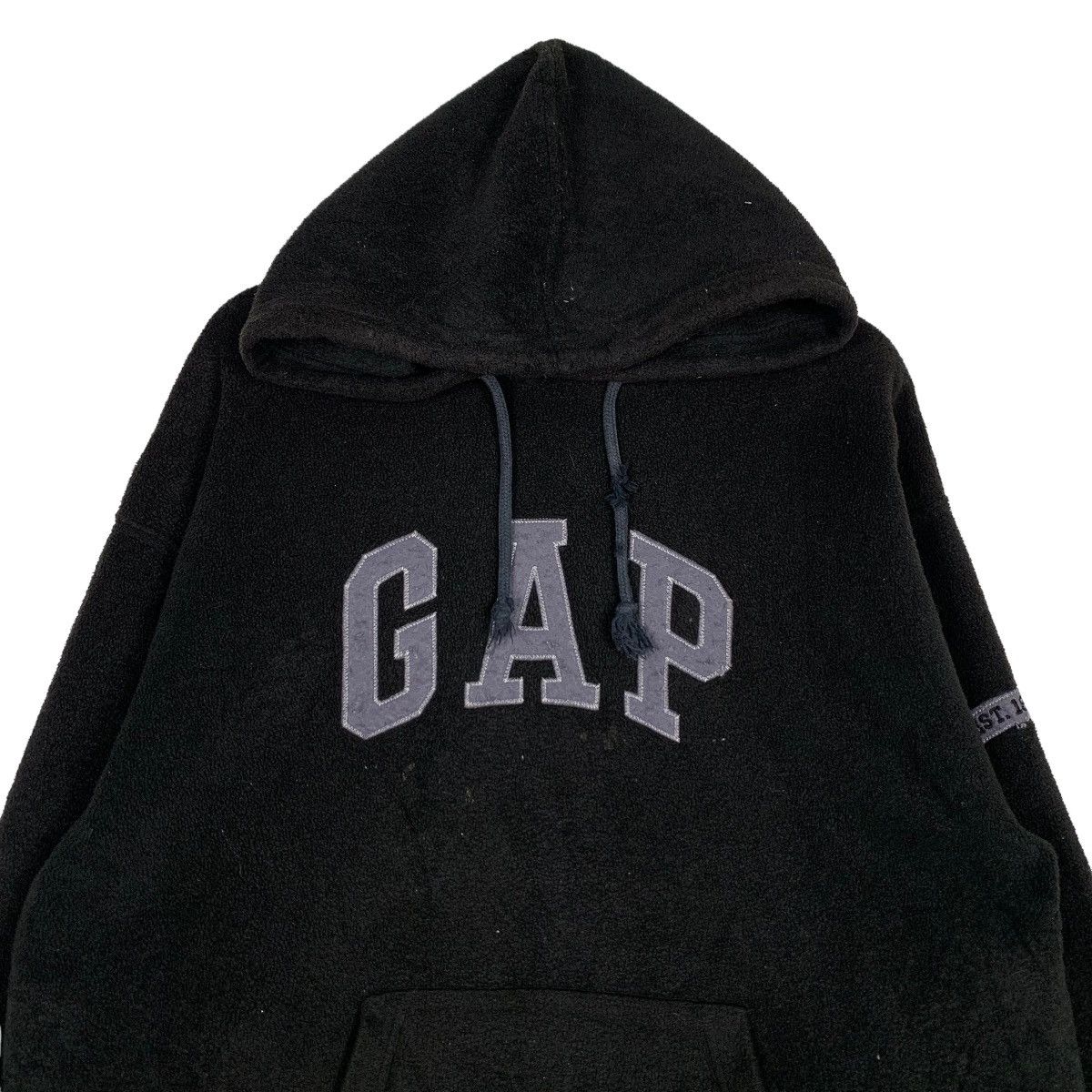 Gap GAP Spellout Big Logo Pullover Fleece Hoodies #0358-C16 Size US L / EU 52-54 / 3 - 4 Thumbnail