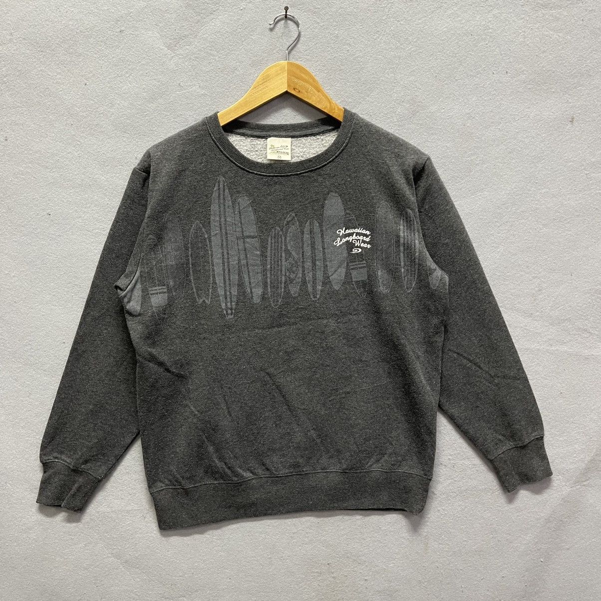 Vintage 1990s Piko Surf Hawaiian Longboard Wear Sweatshirt Size US M / EU 48-50 / 2 - 1 Thumbnail