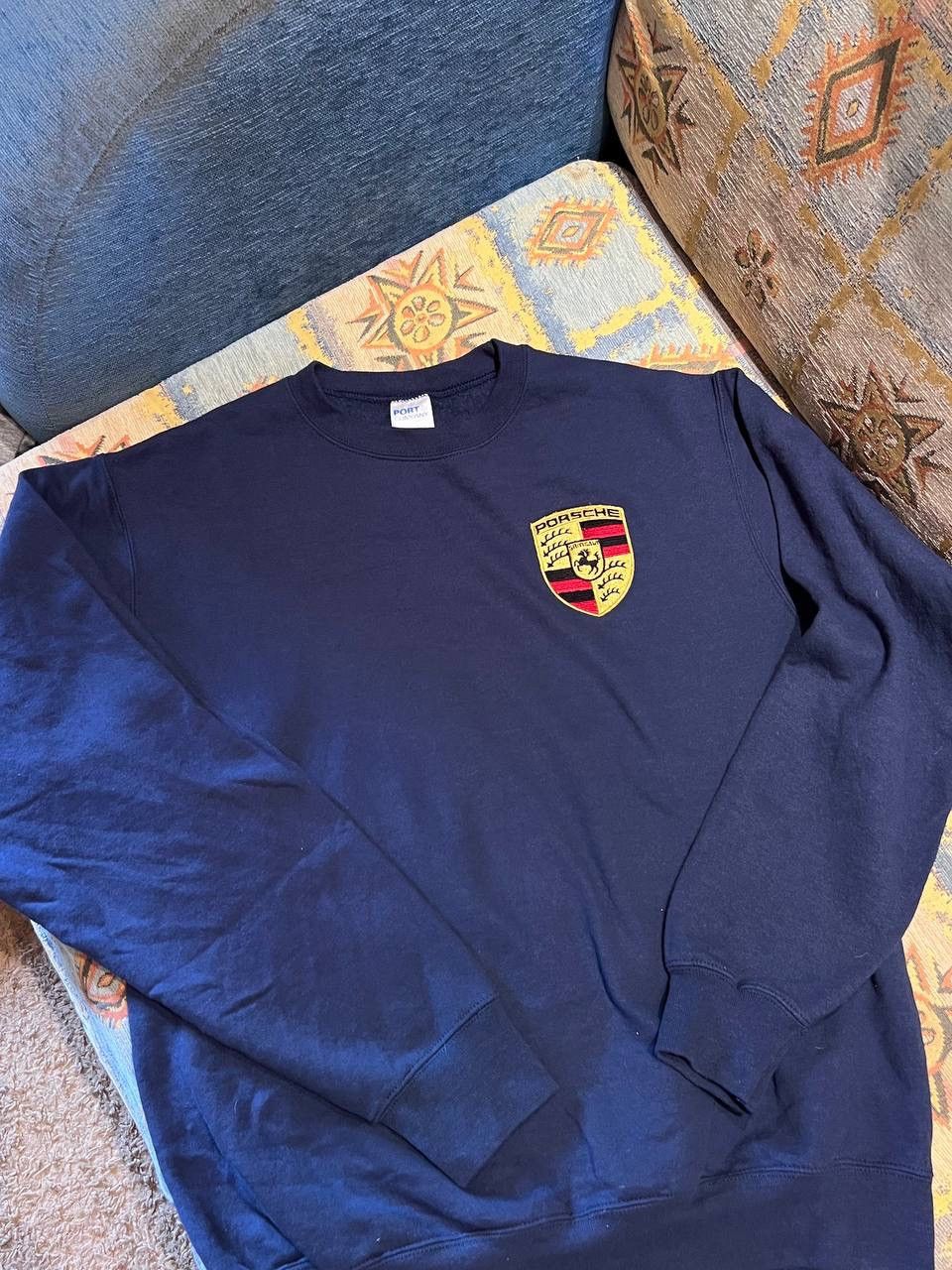 Vintage Vintage Porsche Sweatshirt Mens M Navy Racing Sports Car Size US M / EU 48-50 / 2 - 2 Thumbnail