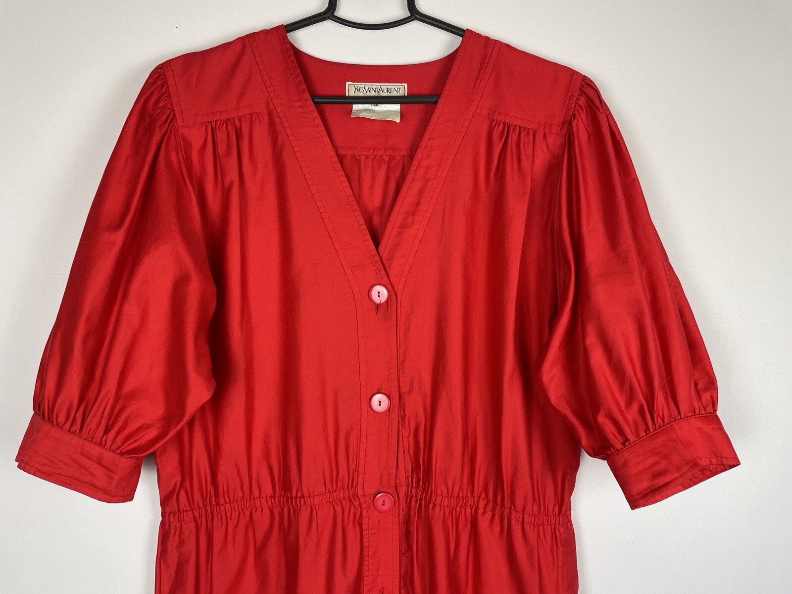 Yves Saint Laurent Vintage Yves Saint Laurent Variation Dress Rare France Size L / US 10 / IT 46 - 3 Thumbnail