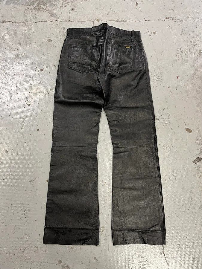 Diesel Diesel Biker Leather Black Pants Size US 30 / EU 46 - 9 Thumbnail