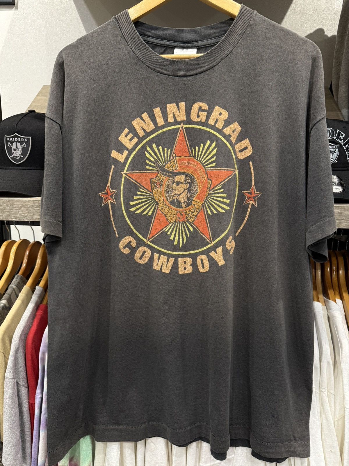 Other Vintage 90s Leningrand Cowboy T-Shirt Size US XL / EU 56 / 4 - 1 Thumbnail