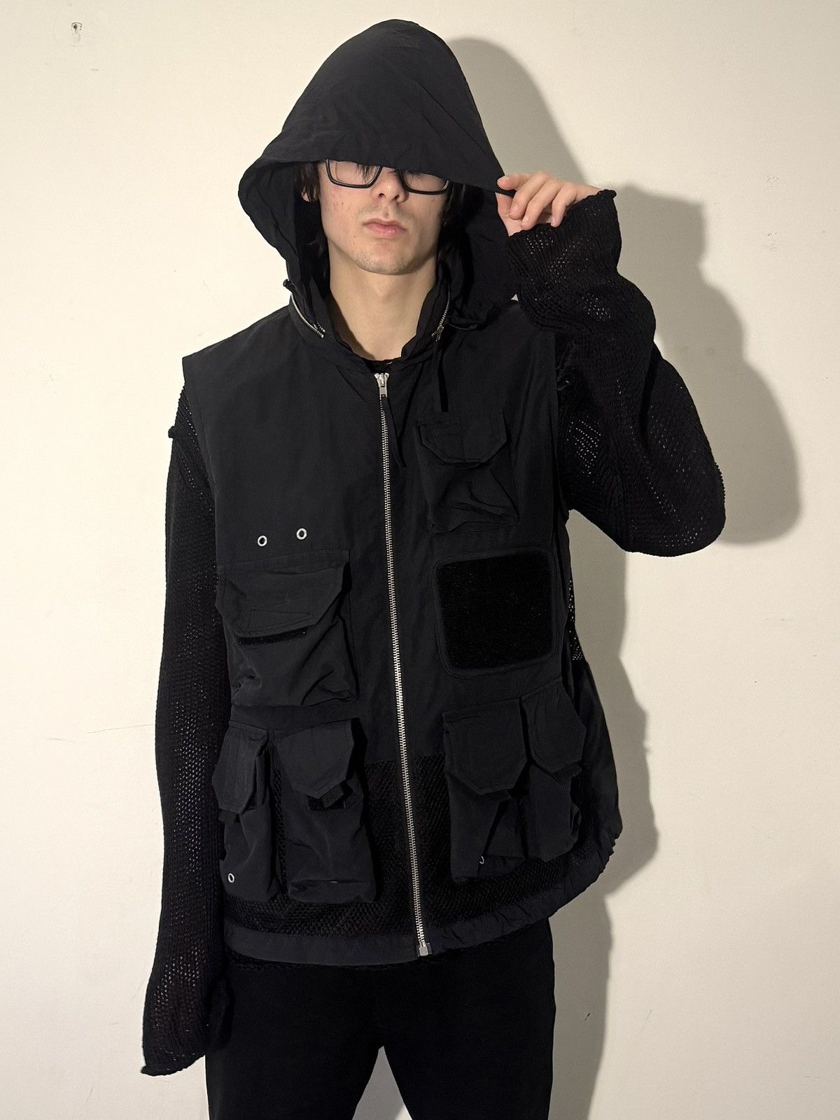 Helmut Lang Helmut Lang Black Tactical Vest Size US M / EU 48-50 / 2 - 2 Thumbnail