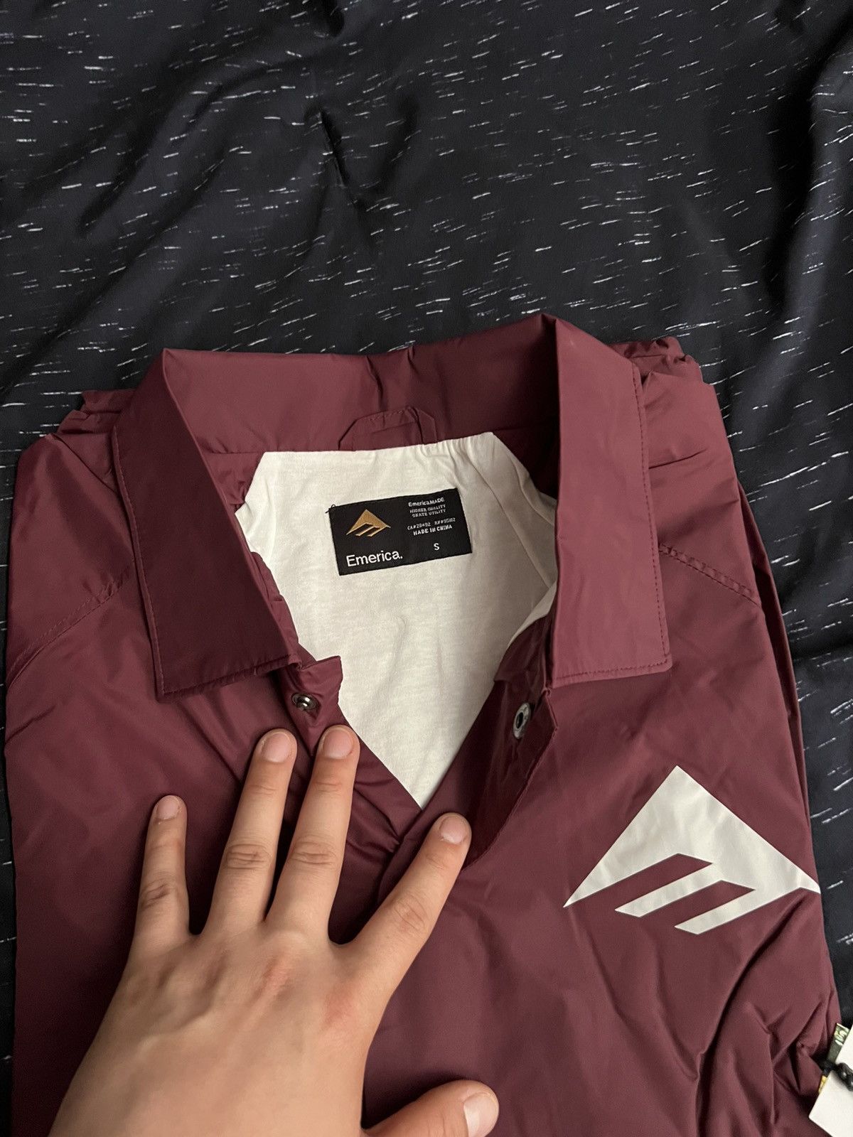 Emerica Emerica Darkness Jacket Button Up *SMALL Size US S / EU 44-46 / 1 - 8 Thumbnail