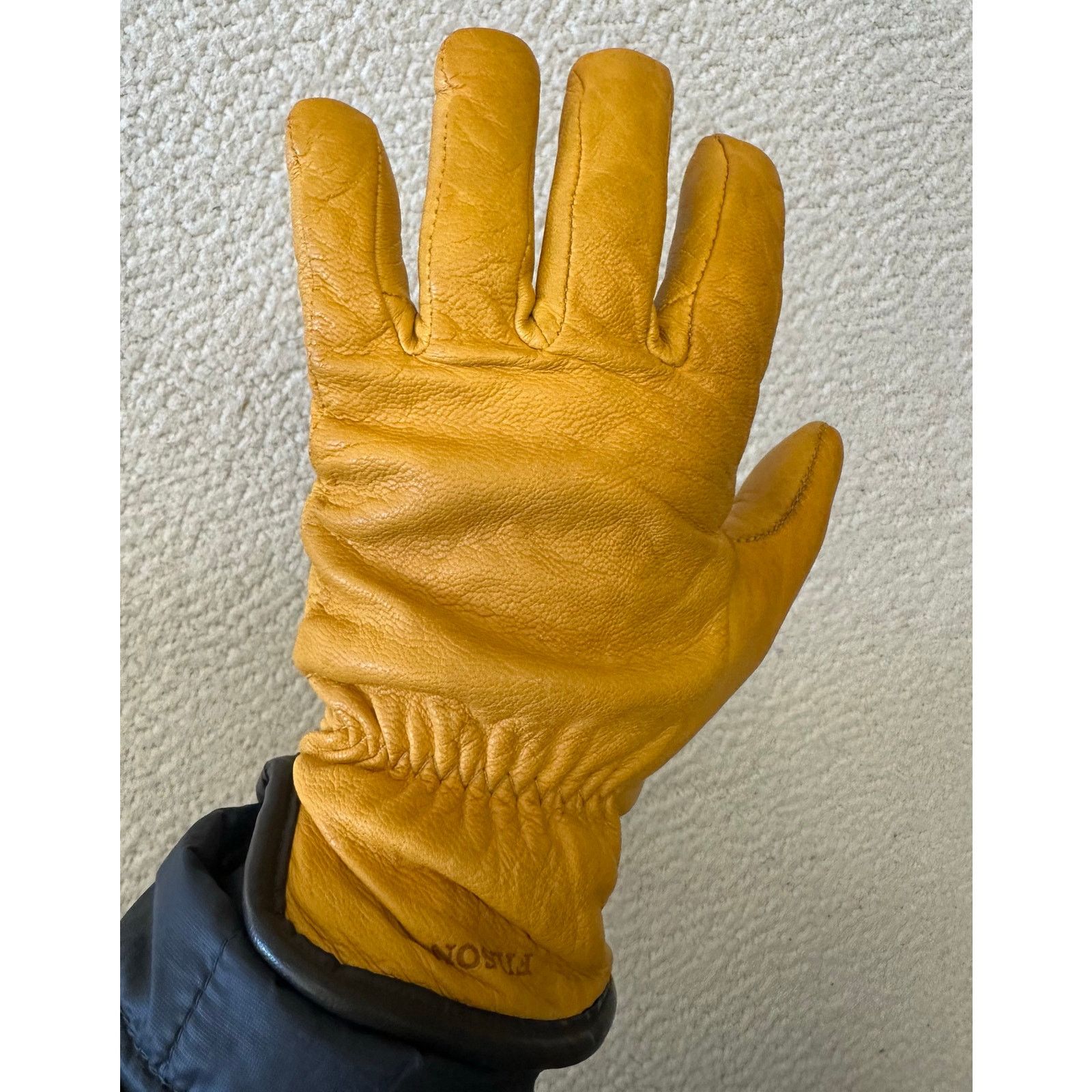 Filson Filson Mens Goat Leather Gloves Merino Wool Lined Small Size ONE SIZE - 11 Thumbnail