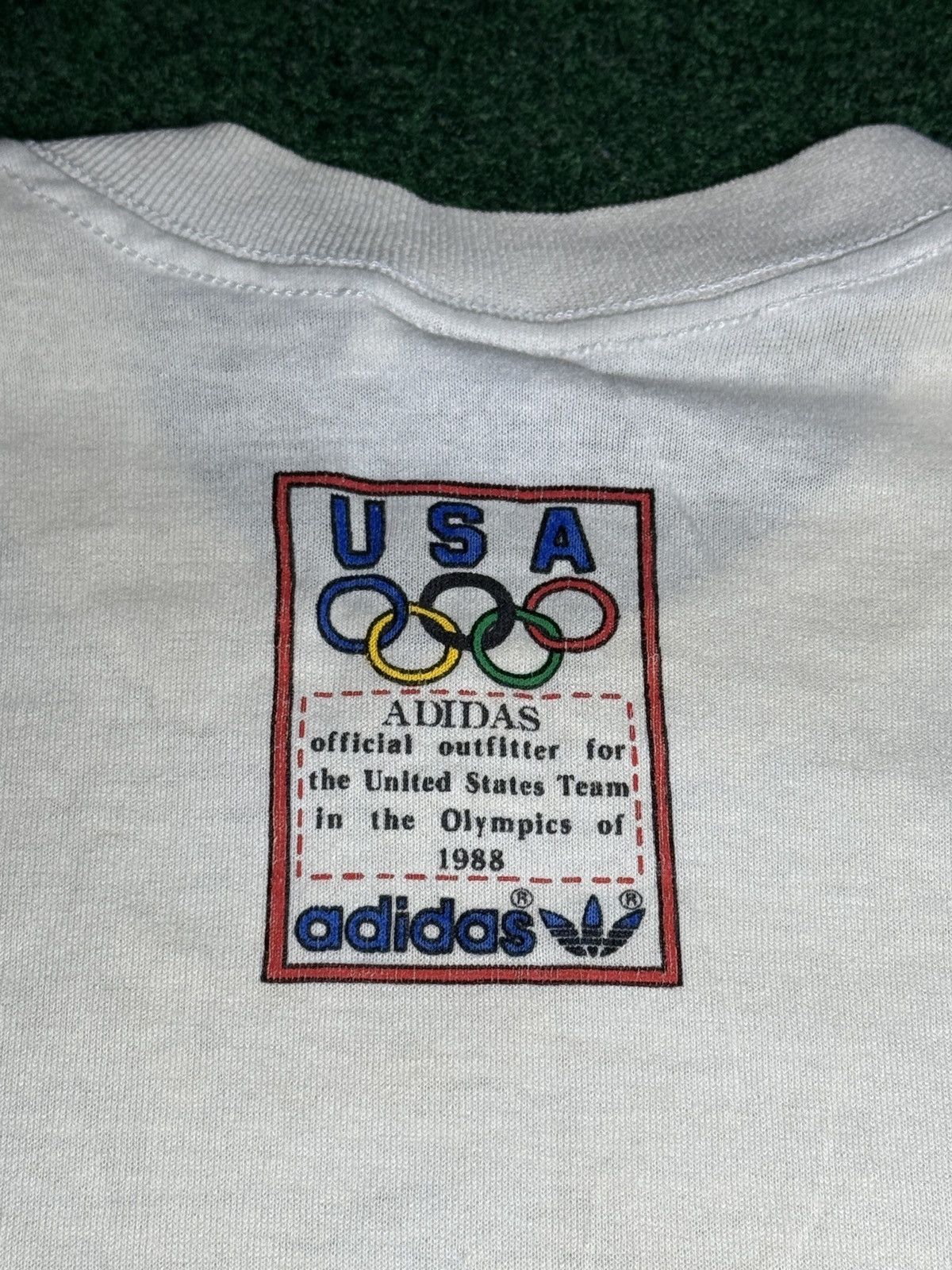 Adidas × Vintage vintage Adidas USA Olympic 1988 Summer Games T-shirt Size US M / EU 48-50 / 2 - 5 Thumbnail