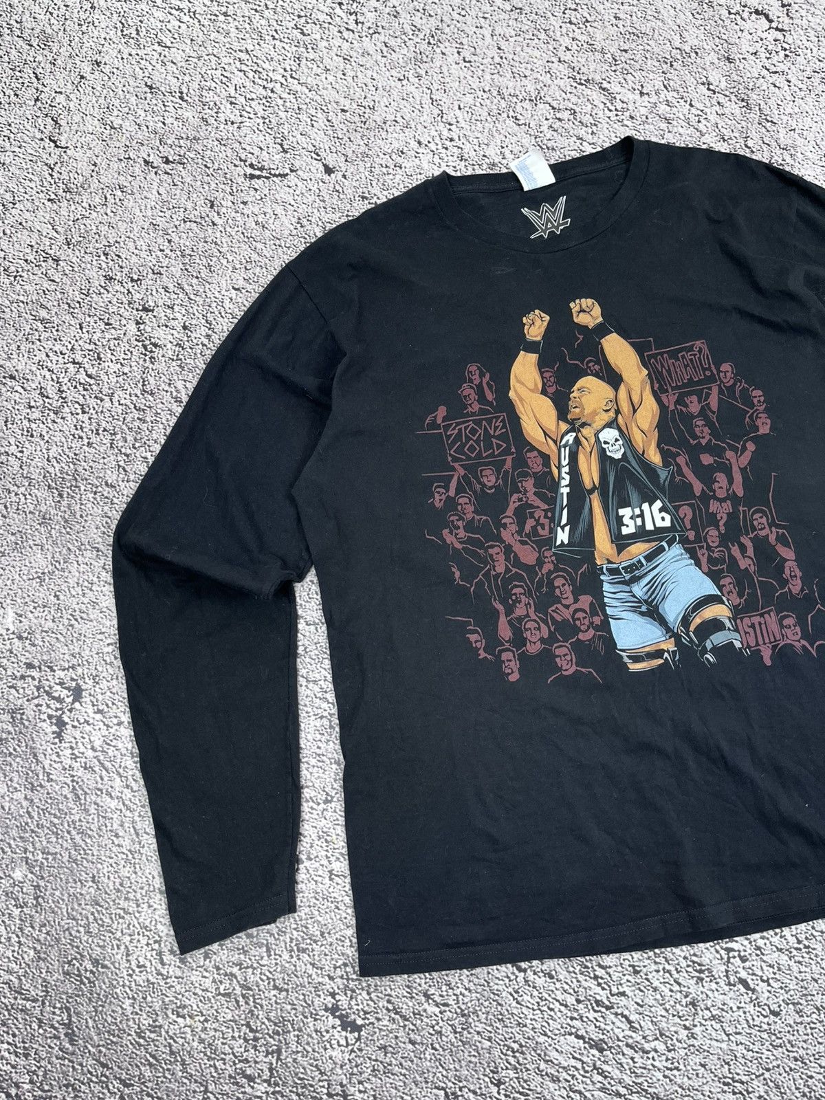 WWE Vintage Y2K WWE Stone Cold Steve Austin WrestleMania Logo Size US L / EU 52-54 / 3 - 2 Thumbnail