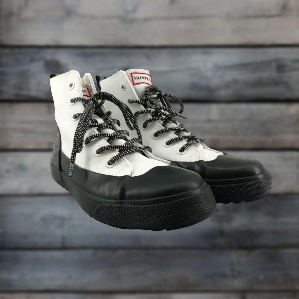 Hunter Hunter for Target Dipped Canvas High Tops White Boots Men 7.5 9.5 M7.5 W9.5 Size US M / EU 48-50 / 2 - 1 Thumbnail