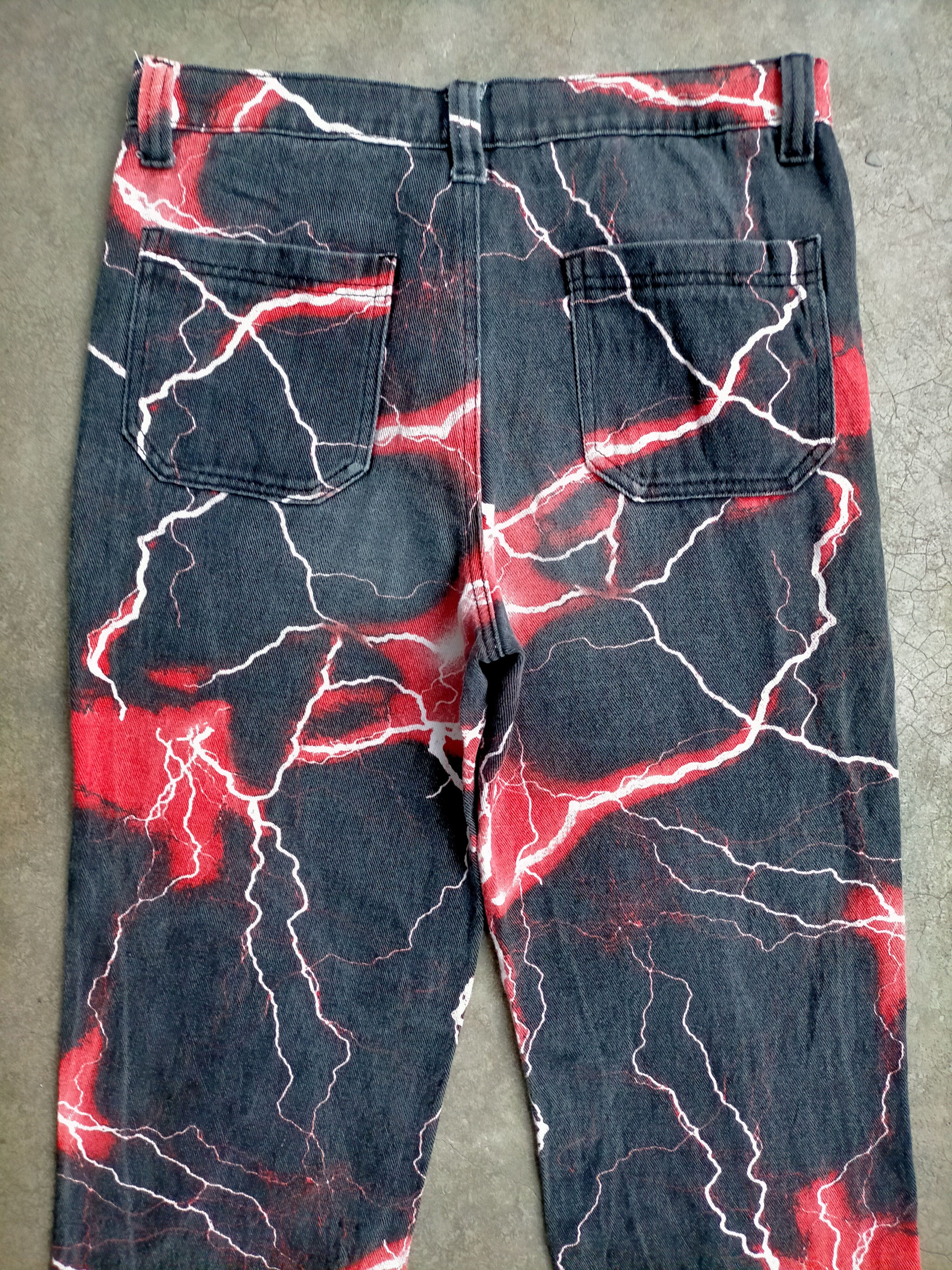 Jaded London BNWT Jaded London Lightning Denim Pants Size US 32 / EU 48 - 9 Thumbnail