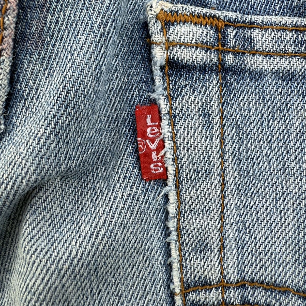 Levi's Vintage Clothing VINTAGE 97' LEVI’S 505 FADED RIPPEP JEAN DENIM PANTS Size US 34 / EU 50 - 13 Thumbnail
