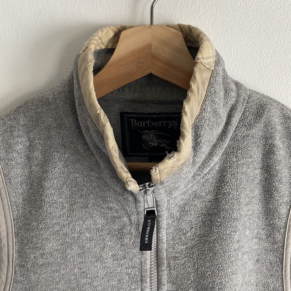 Burberry × Burberry Prorsum × Vintage Vintage Burberrys Fleece Vest Size US M / EU 48-50 / 2 - 4 Thumbnail