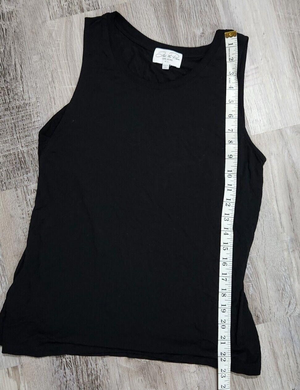 Designer Feel the piece terre jacobs Tank Top Medium Large Black Size L / US 10 / IT 46 - 5 Thumbnail