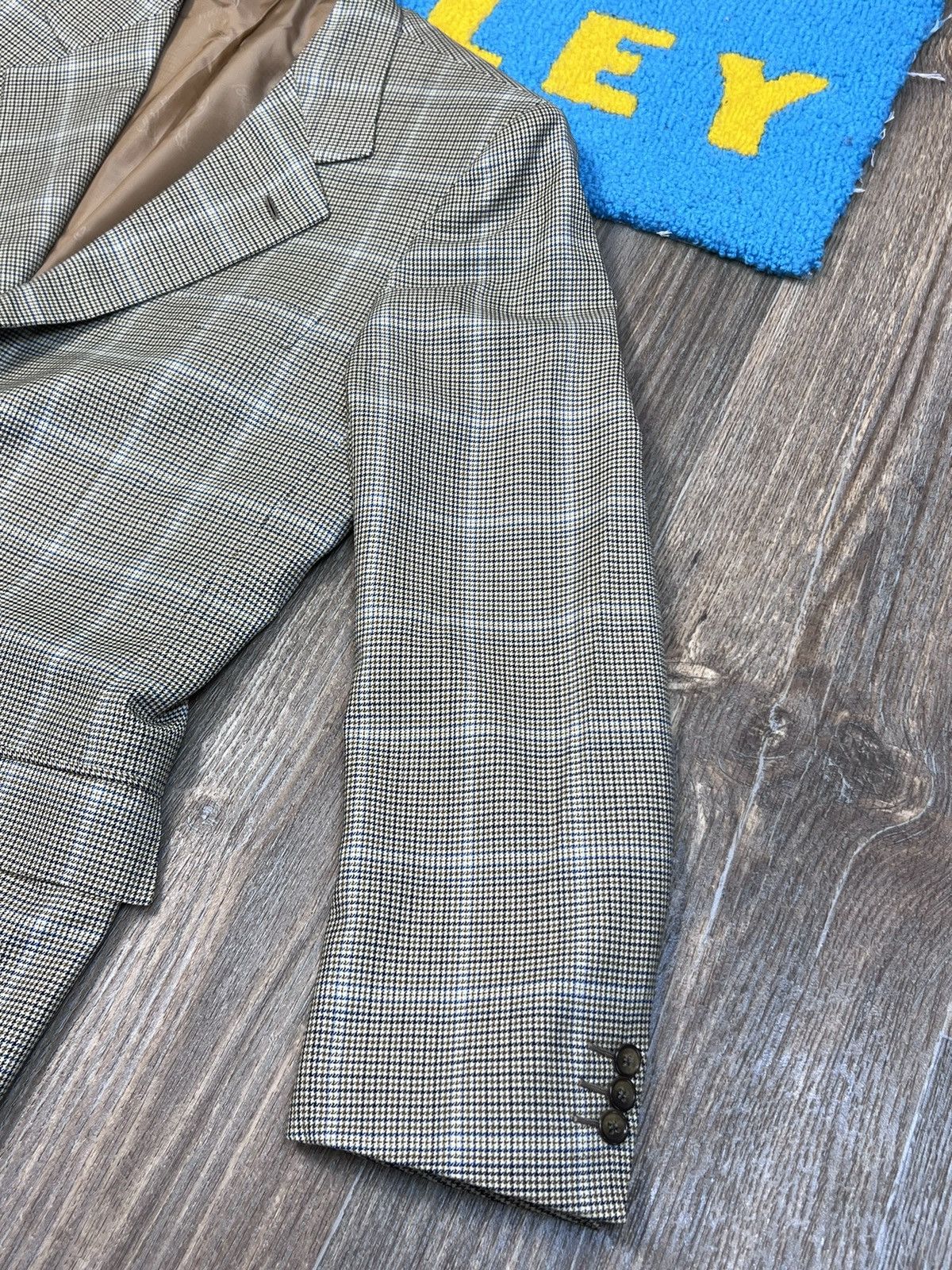 Brioni Brioni Parigi Wool Grey Checked Blazer Jacket size 50 Size 50S - 10 Thumbnail