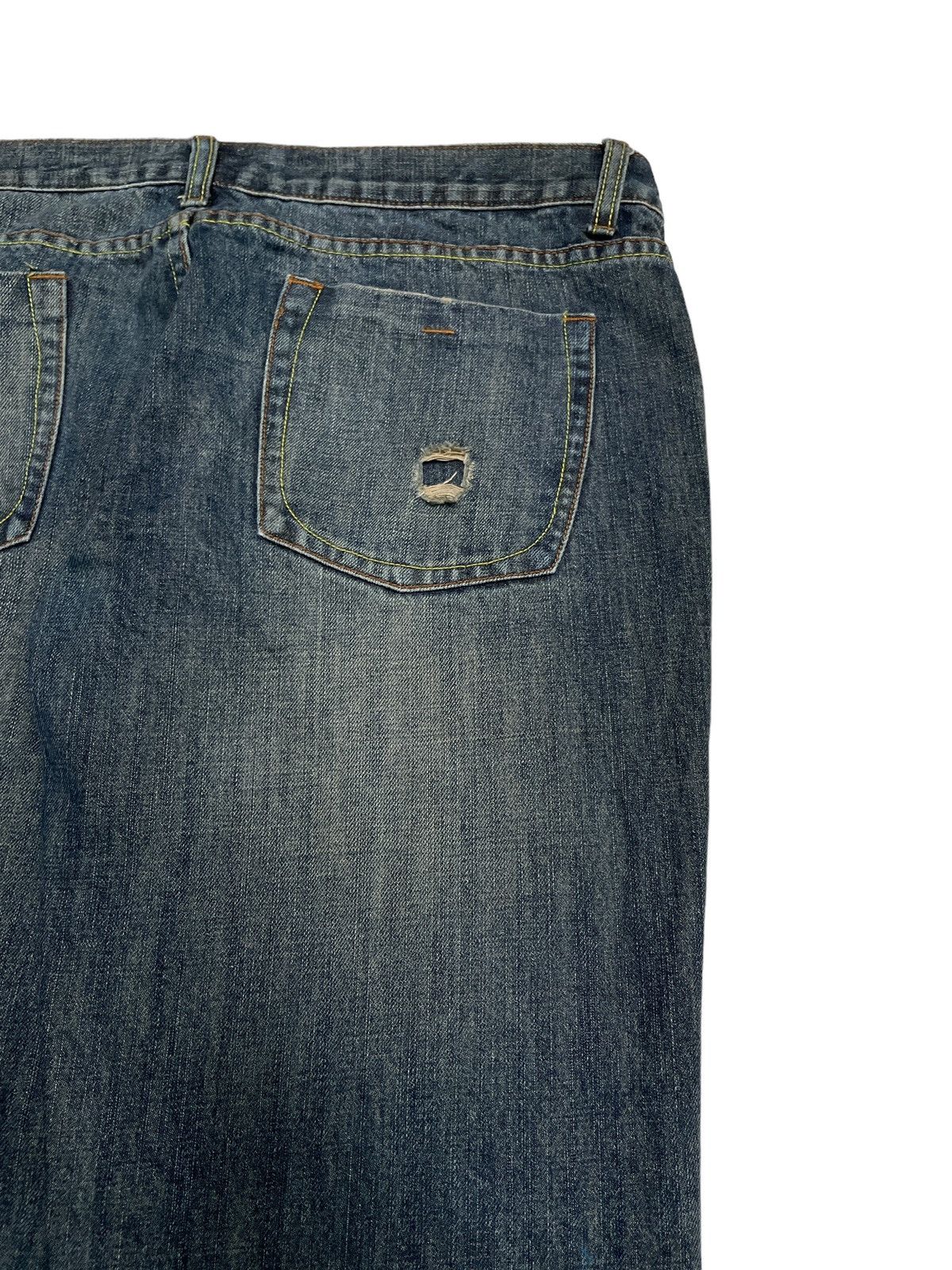 14th Addiction Rare Vintage Japanese Brand Pure Hype Flared Jeans 2000s Size US 36 / EU 52 - 7 Thumbnail