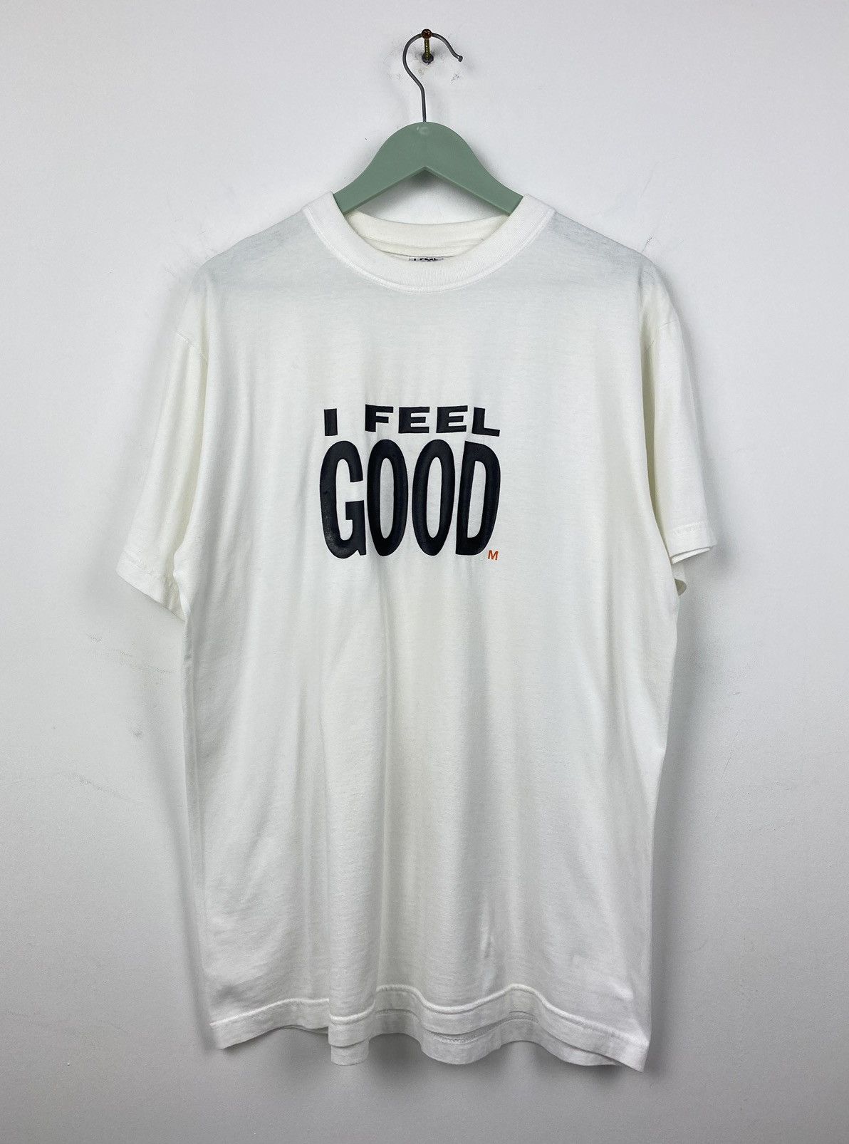 Vintage Vintage 90s I Feel Good T Shirt Tee Y2K Porn Star Size US L / EU 52-54 / 3 - 1 Thumbnail