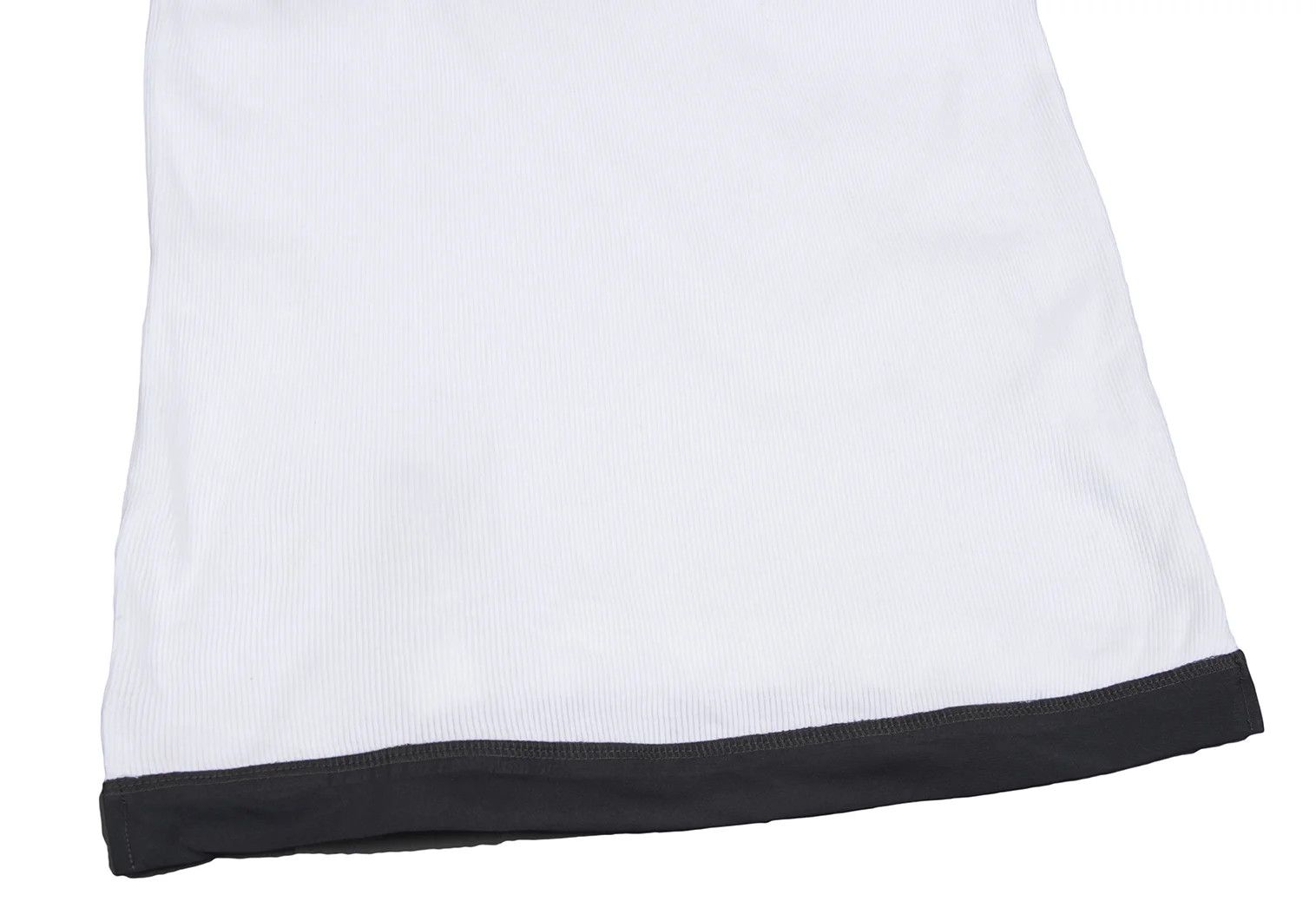 Jean Paul Gaultier Cotton Rib T-Shirt with Hem Detail in White Size US S / EU 44-46 / 1 - 15 Thumbnail