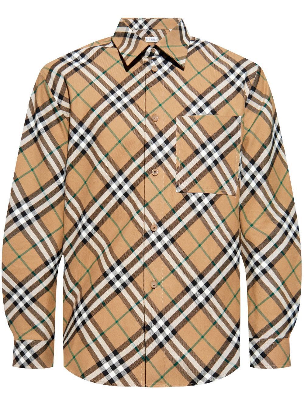 CAMICIA CHECK IN COTONE