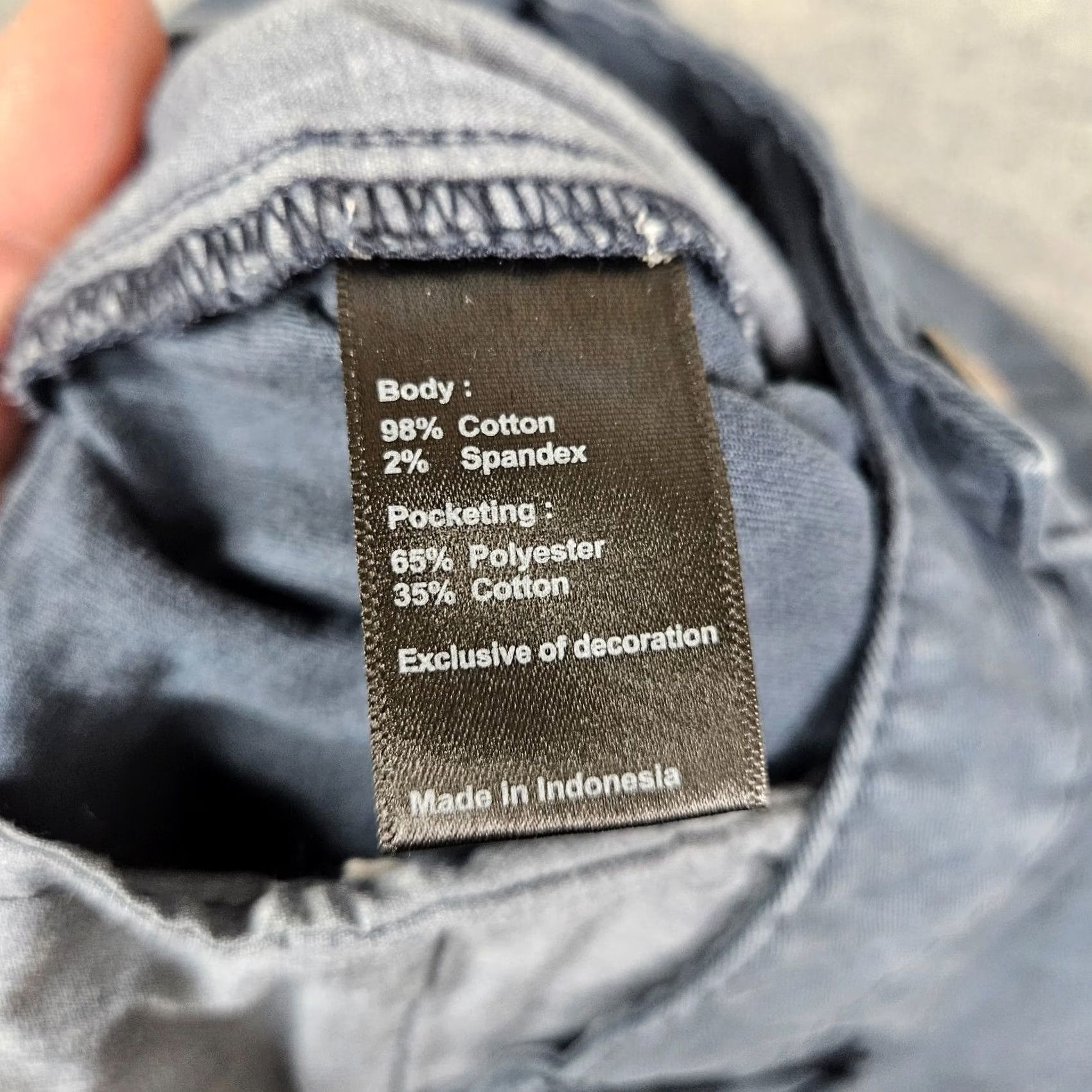 Flint And Tinder FLINT AND TINDER Men’s Blue Chino Mid Rise Casual Shorts Size 33 Size US 33 - 4 Thumbnail