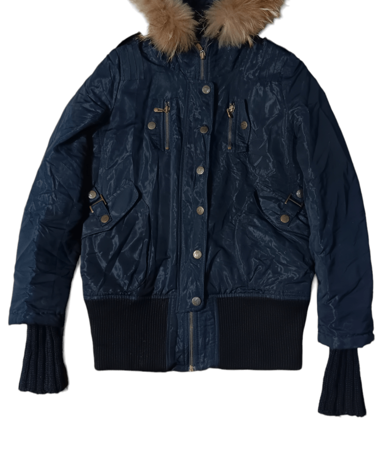 Vintage Corcaroli fur racoon hoodie lgb style jacket Size US M / EU 48-50 / 2 - 3 Thumbnail