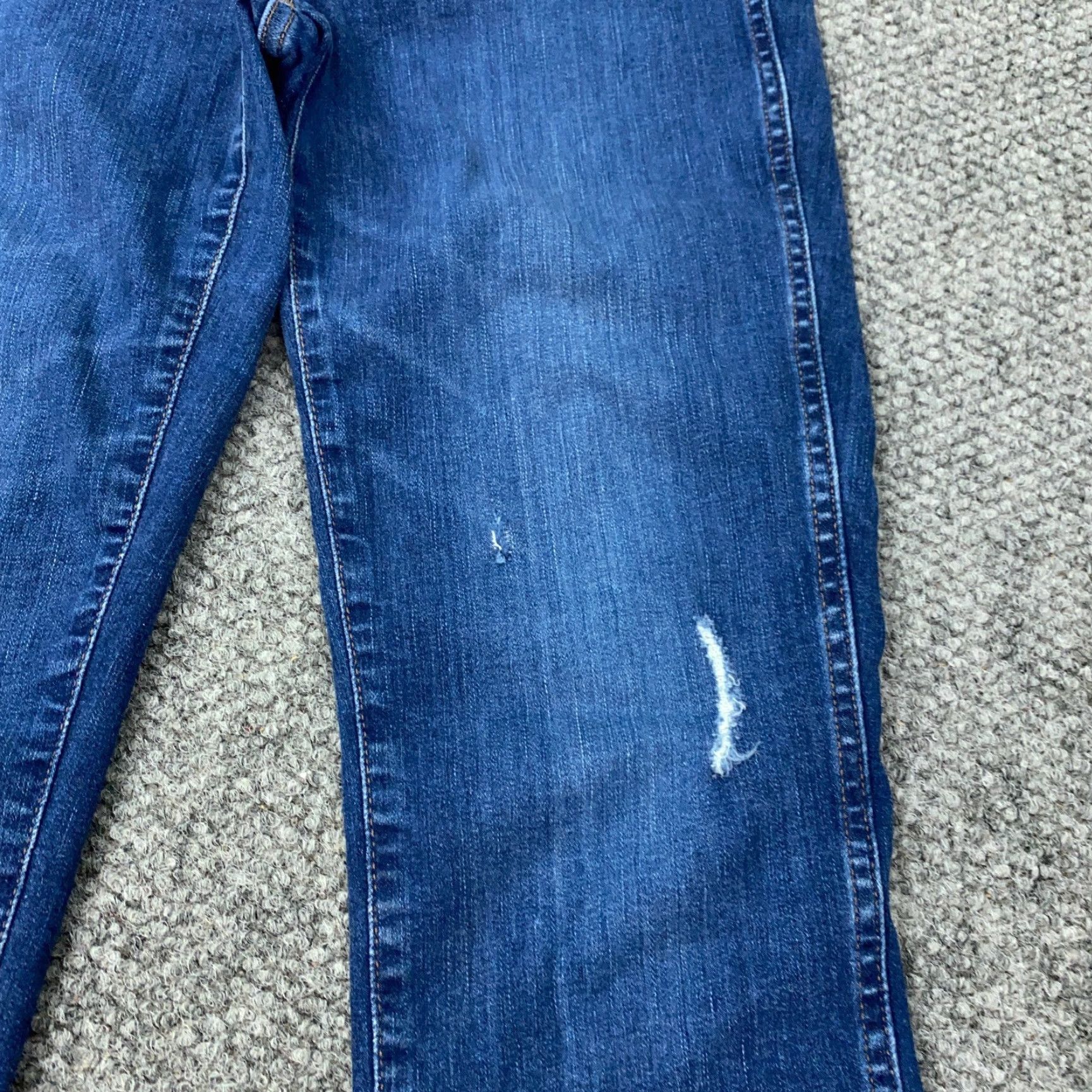 Madewell Madewell Capri Jeans Womens Size 28 Blue High Rise Skinny Button Fly Raw Hem Size 28" / US 6 / IT 42 - 5 Thumbnail