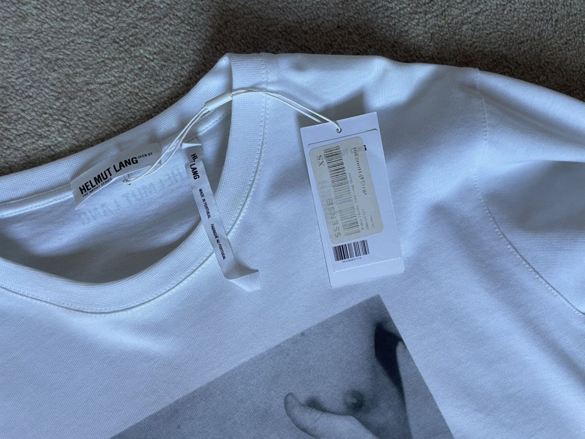 Helmut Lang Helmut Lang White Walter Pfeiffer Edition Hands 1984 T Shirt Size XS / US 0-2 / IT 36-38 - 7 Thumbnail