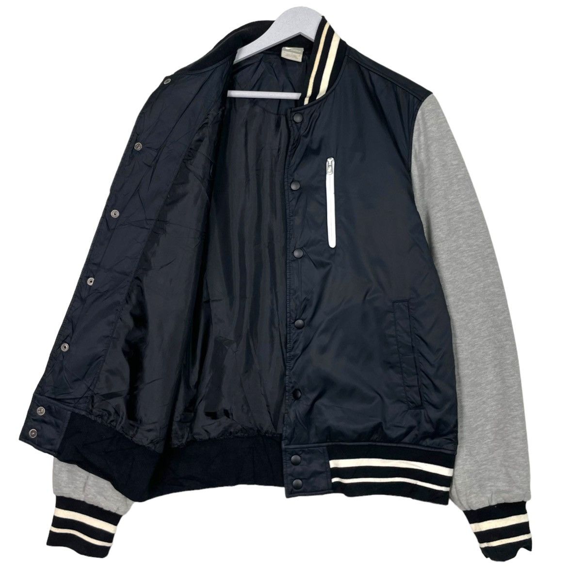 Nike 💥NIKE Y2K SNAP VARSITY JACKET Size US L / EU 52-54 / 3 - 7 Thumbnail