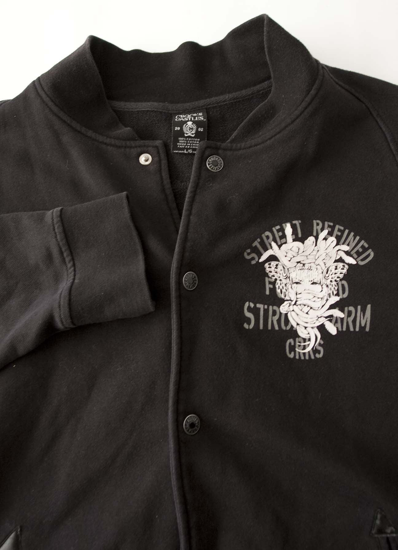 Crooks & Castles Crooks & Castles Jacket Varsity Snap Button Medusa Size M /L Size US L / EU 52-54 / 3 - 2 Thumbnail