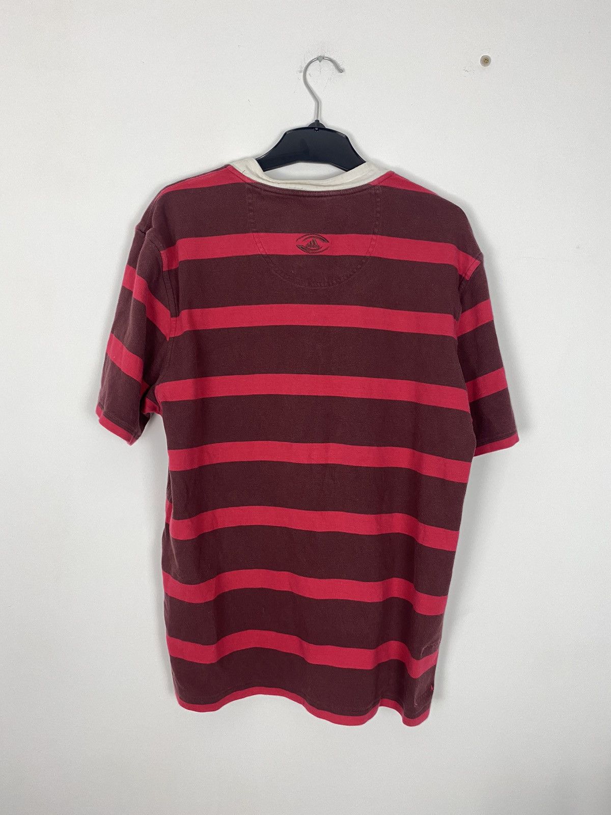 Adidas × Vintage Vintage Adidas Horizontal Striped Polo Shirt Rugby L y2k Size US L / EU 52-54 / 3 - 5 Thumbnail