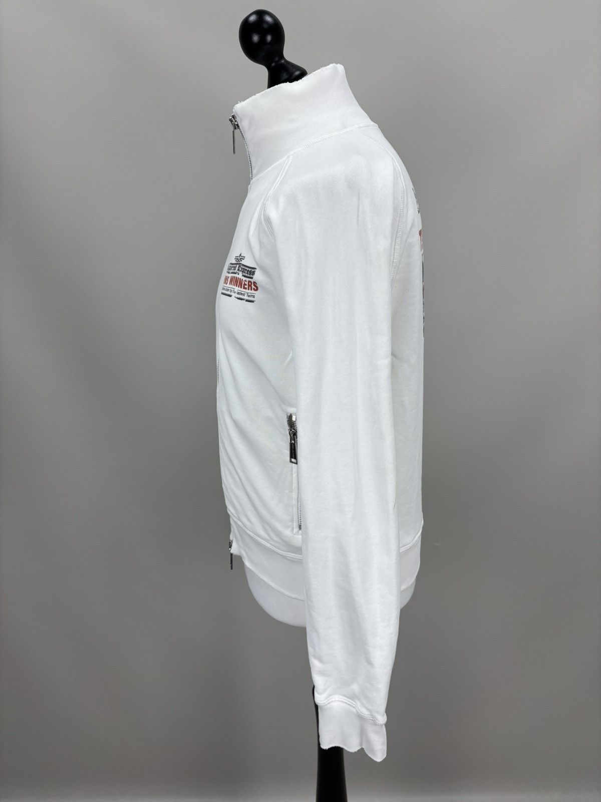 Dsquared2 Mens sweatshirt full zip Dsquared2 Size M Color White Size US M / EU 48-50 / 2 - 9 Thumbnail