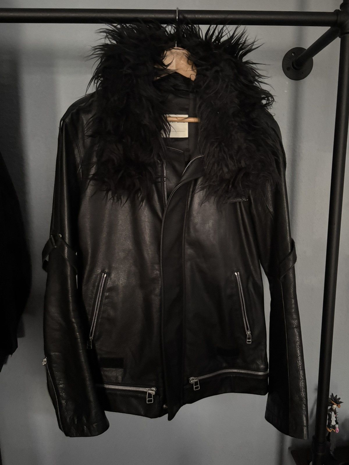 Helmut Lang Leather n-3B parka | Grailed