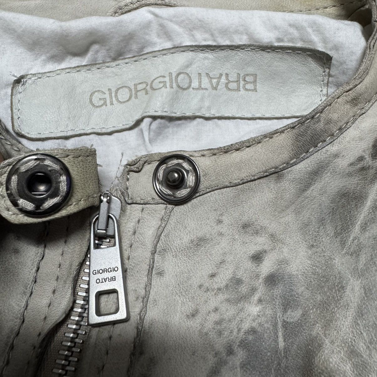 Giorgio Brato Giorgio Brato Brush Leather Jacket Size M / US 6-8 / IT 42-44 - 17 Thumbnail