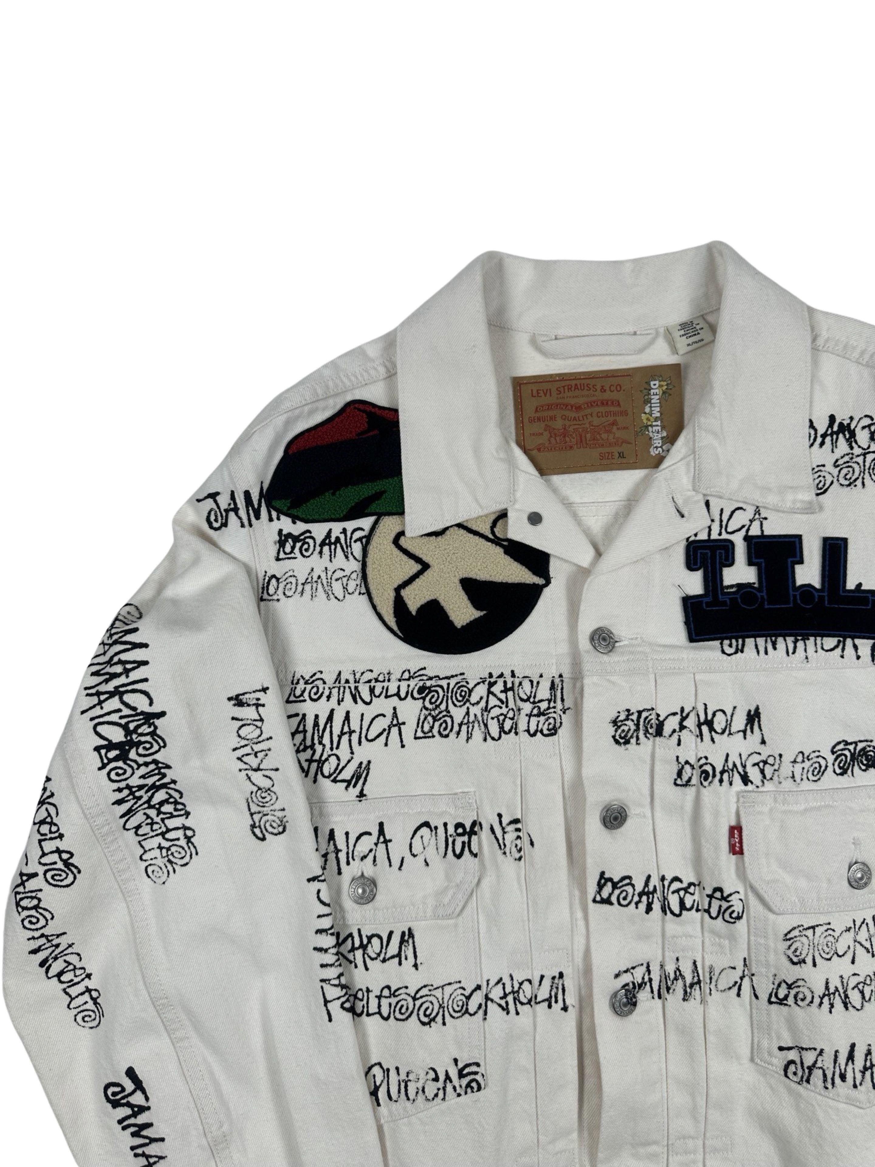 DENIM TEARS Denim Tears x Stussy x Levis Denim Jacket Size US XL / EU 56 / 4 - 4 Thumbnail