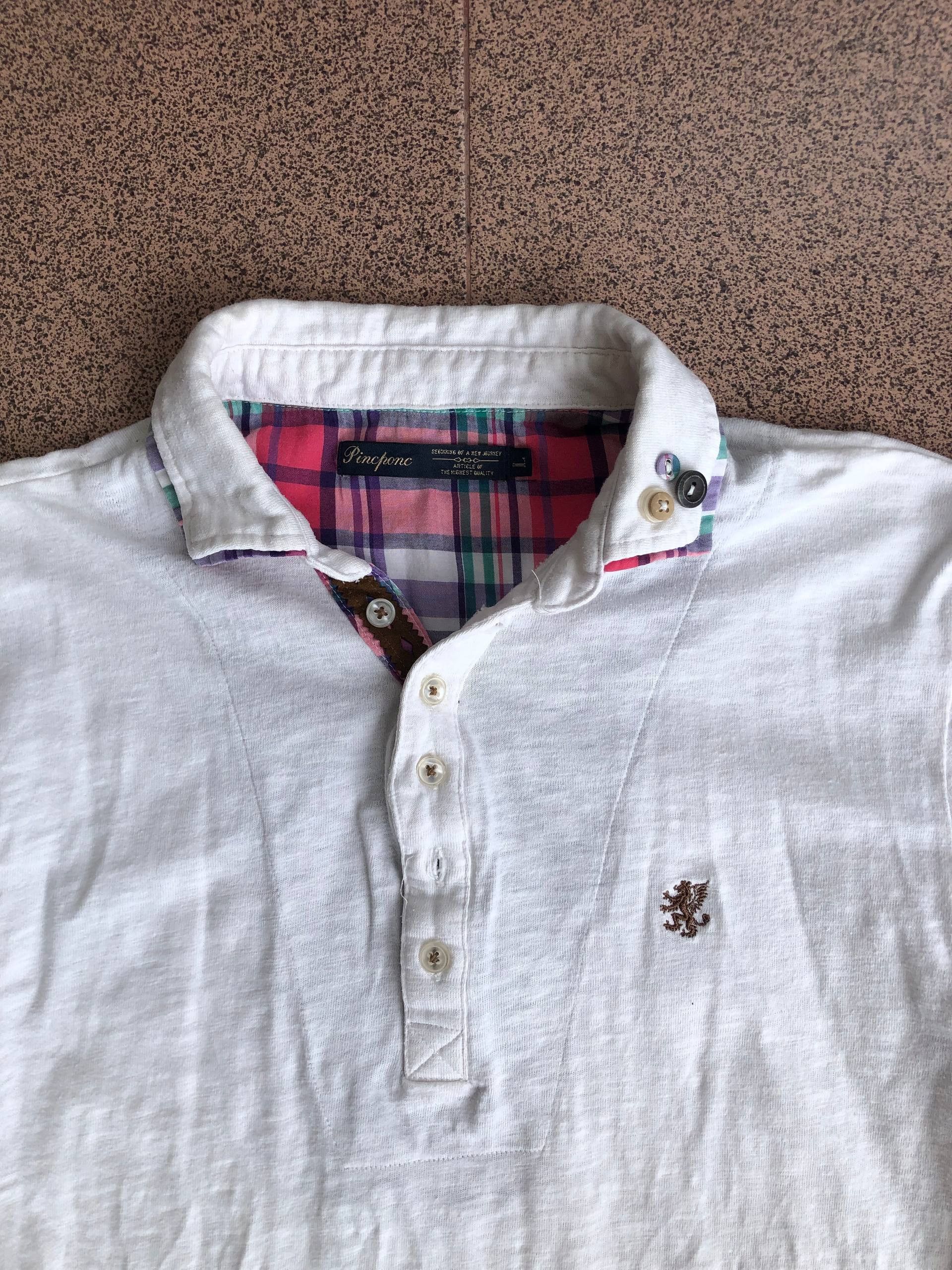 If Six Was Nine 2000s Double Layer Collar Pinc Ponc Polos not lgb Size US M / EU 48-50 / 2 - 3 Thumbnail
