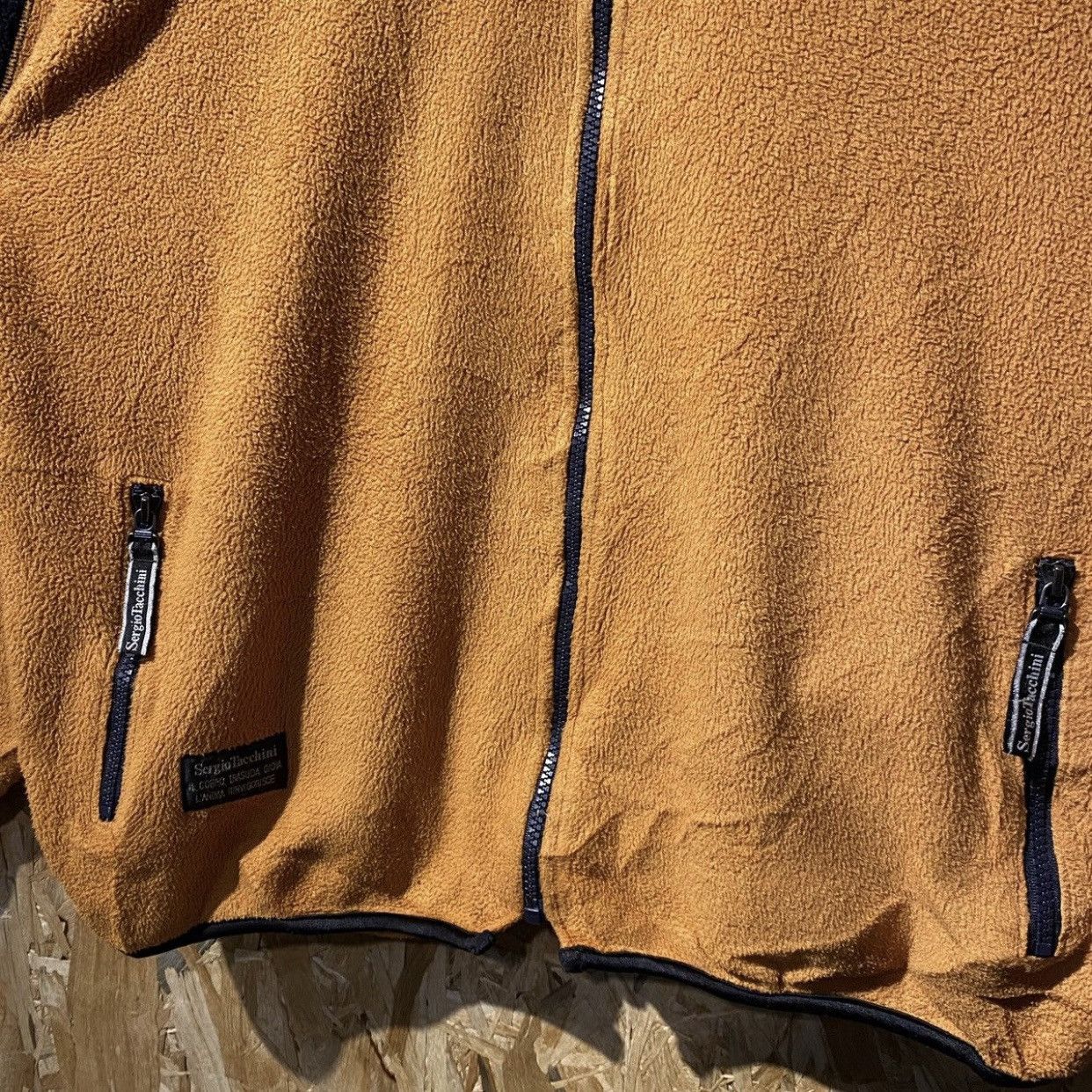 Sergio Tacchini × Vintage Vintage Sergio Tacchini Polar Fleece Jackets Malden Mills Size US XL / EU 56 / 4 - 4 Thumbnail