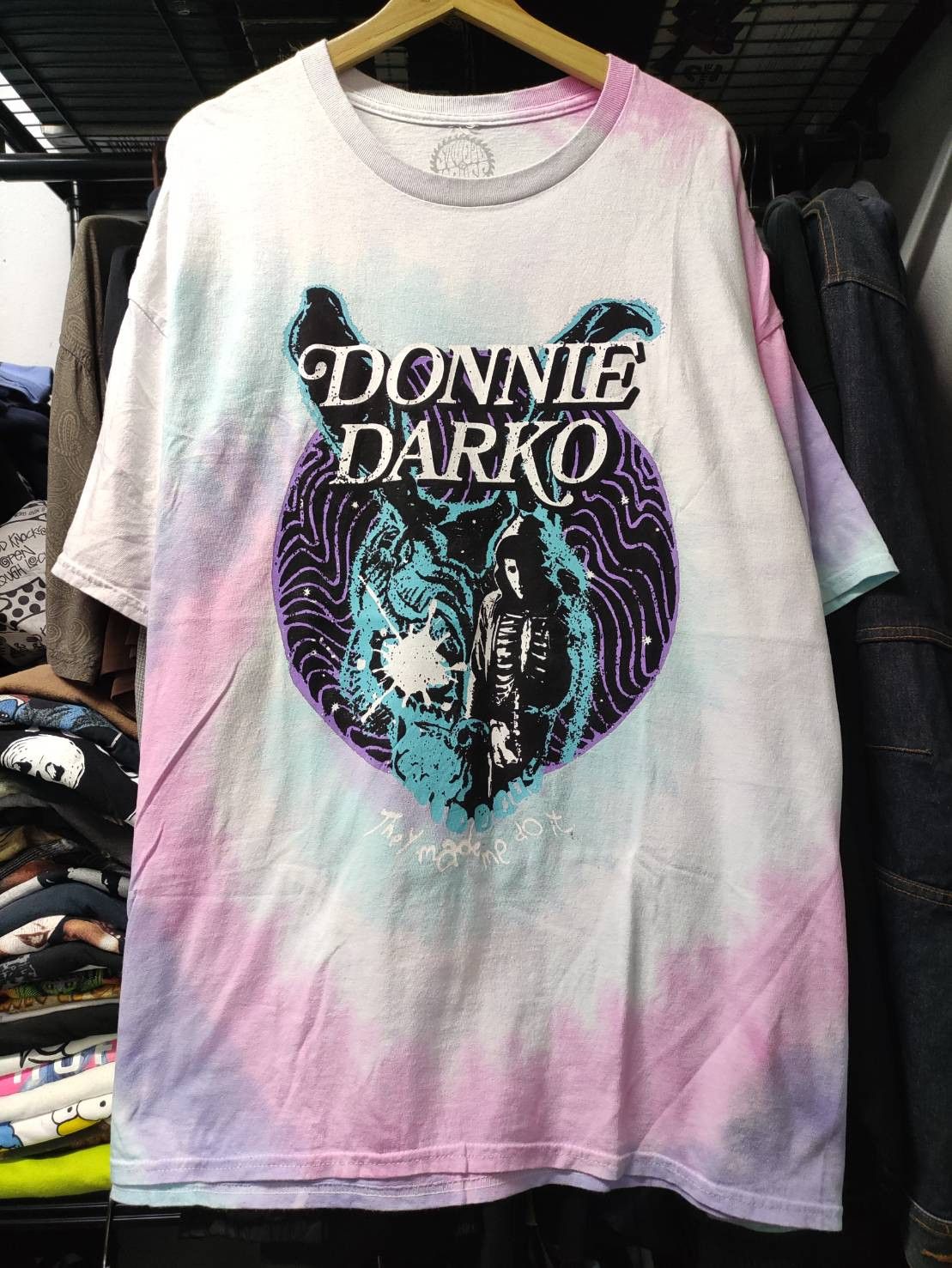 Expert Horror Donnie Darko "They Made Me Do It" Movie T-Shirt Size US XXL / EU 58 / 5 - 3 Thumbnail